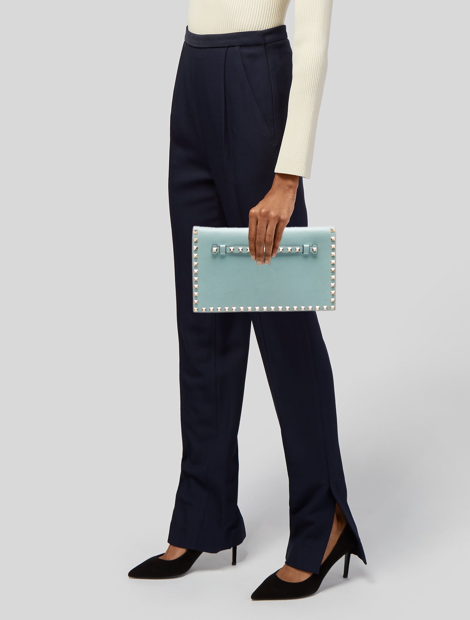 Valentino Rockstud Clutch