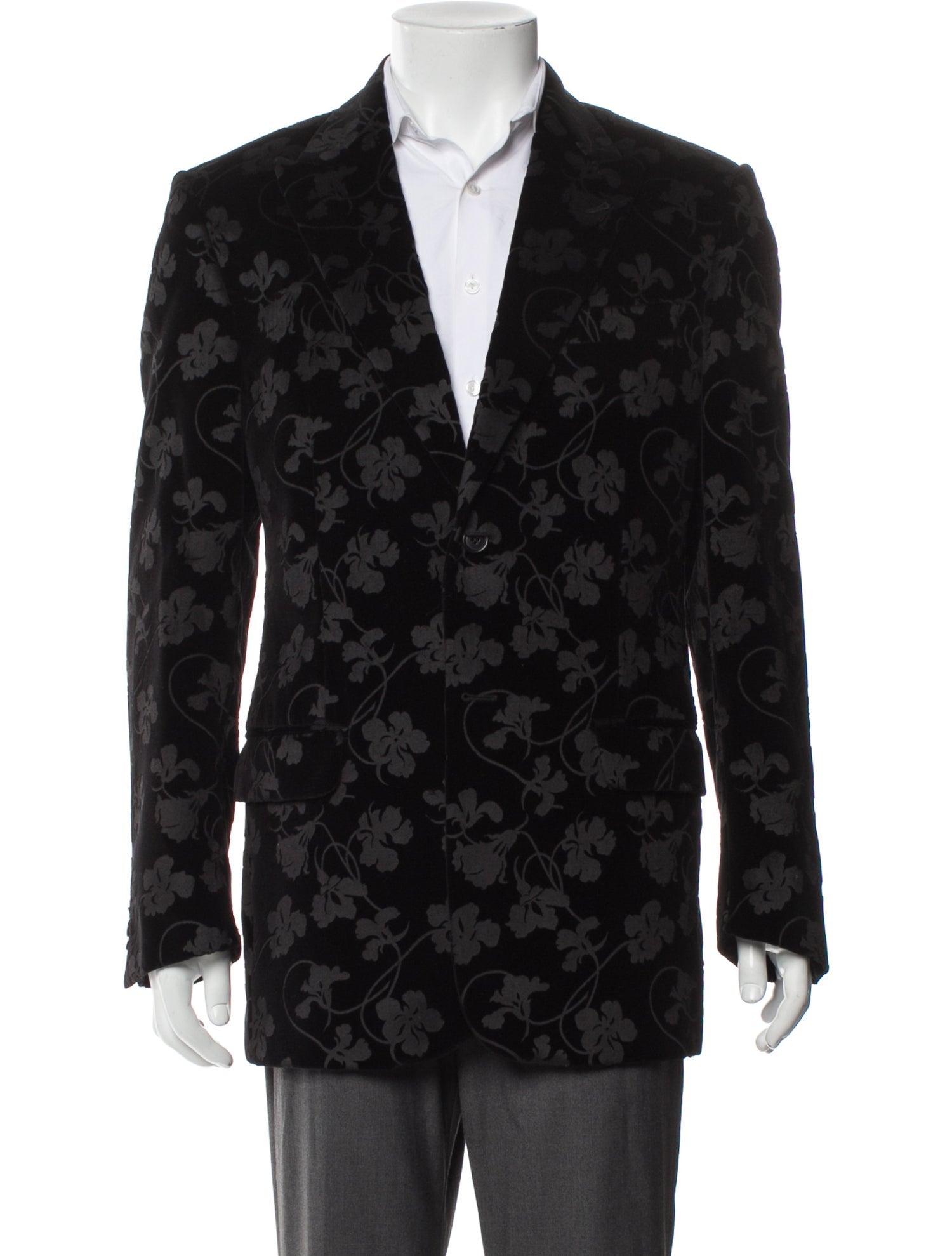 Valentino Floral Print Blazer
