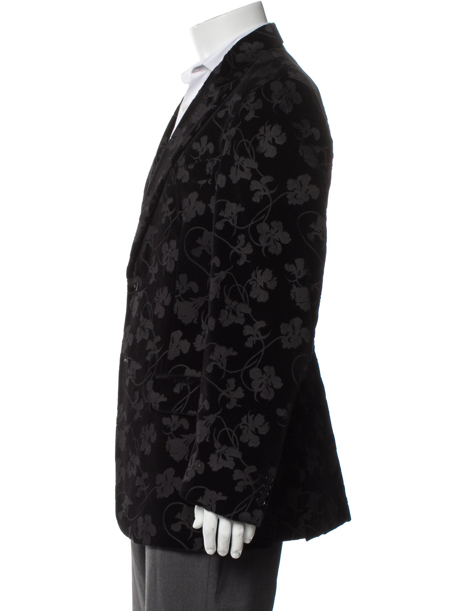 Valentino Floral Print Blazer