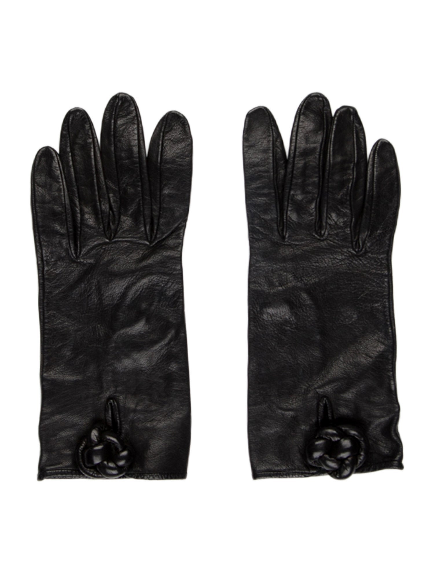Valentino Leather Winter Gloves