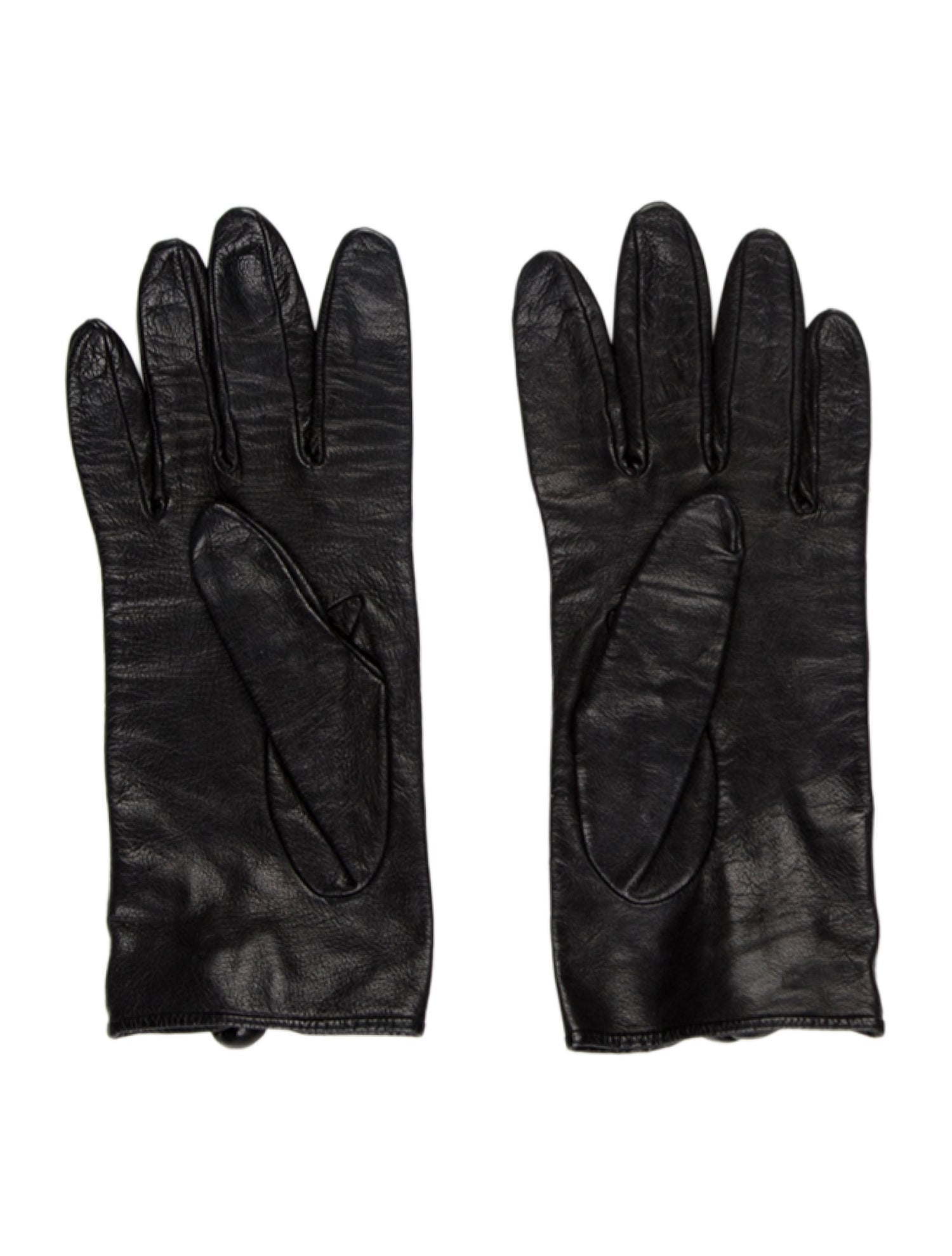 Valentino Leather Winter Gloves