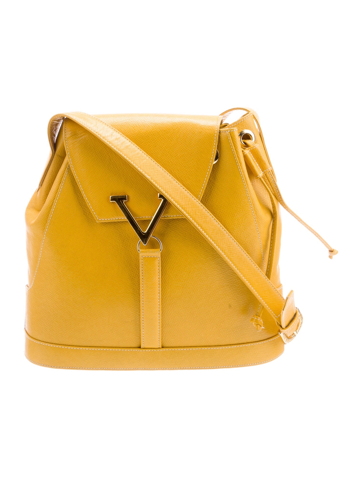 Valentino Leather Bucket Bag