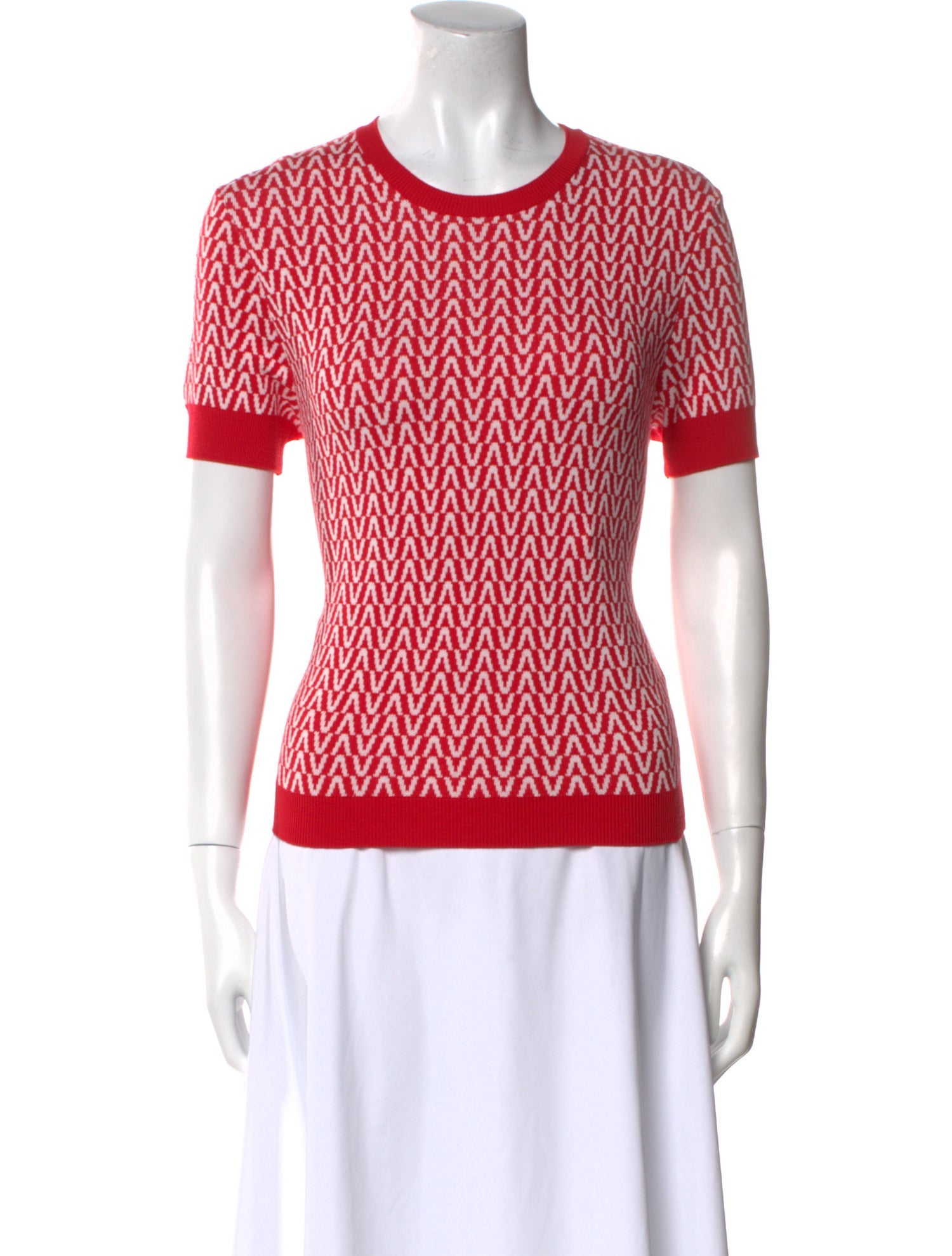 Valentino Virgin Wool Scoop Neck Sweater