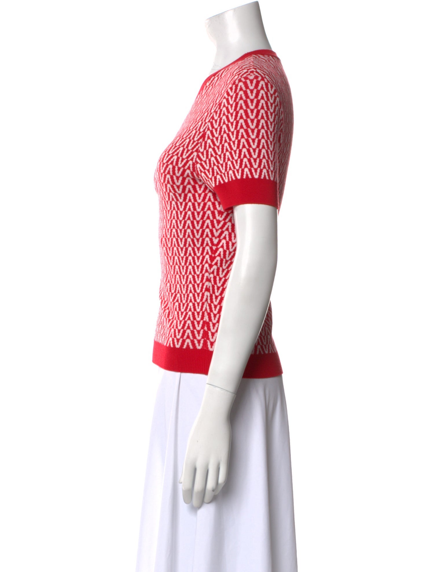 Valentino Virgin Wool Scoop Neck Sweater