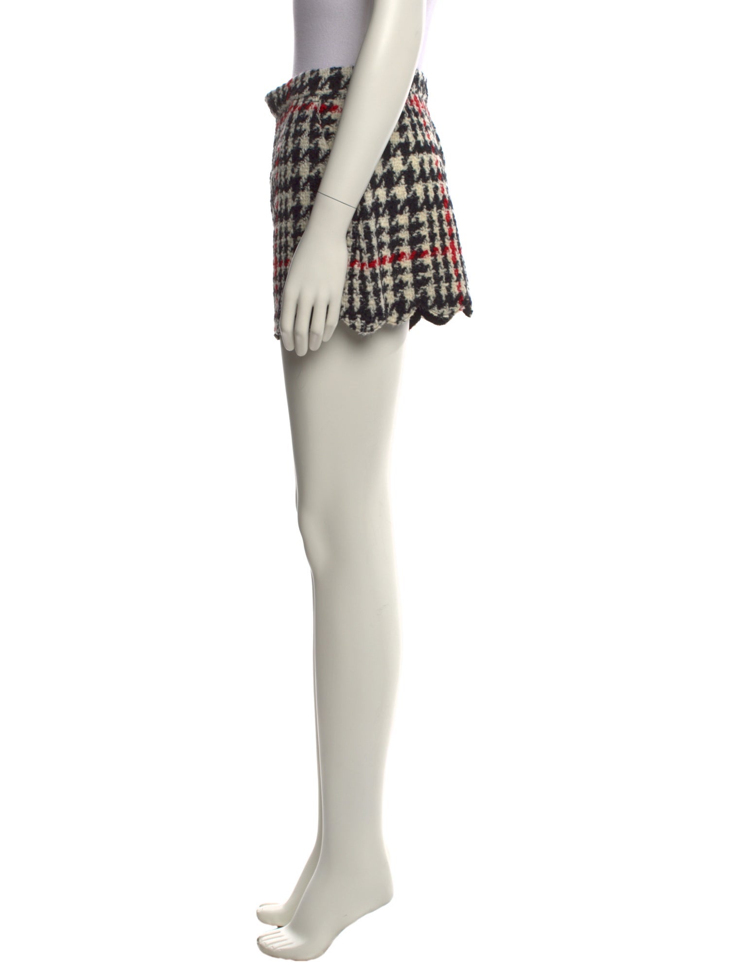 Valentino Virgin Wool Mini Shorts