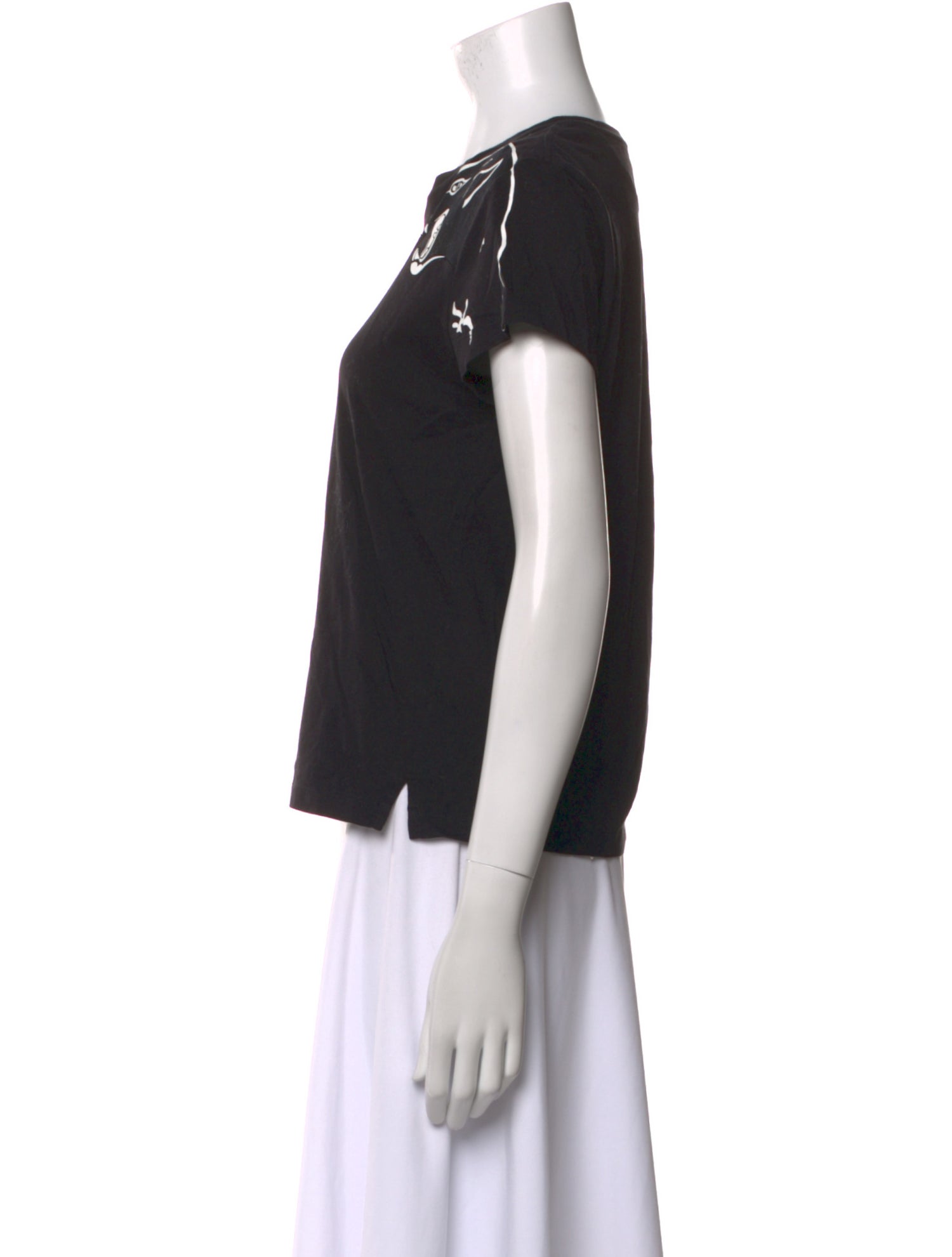 Valentino Graphic Print Crew Neck T-Shirt