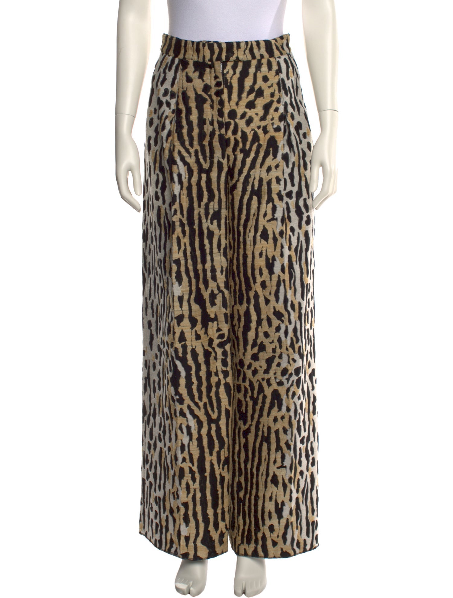 Animal Print Wide Leg Pants w/ Tags