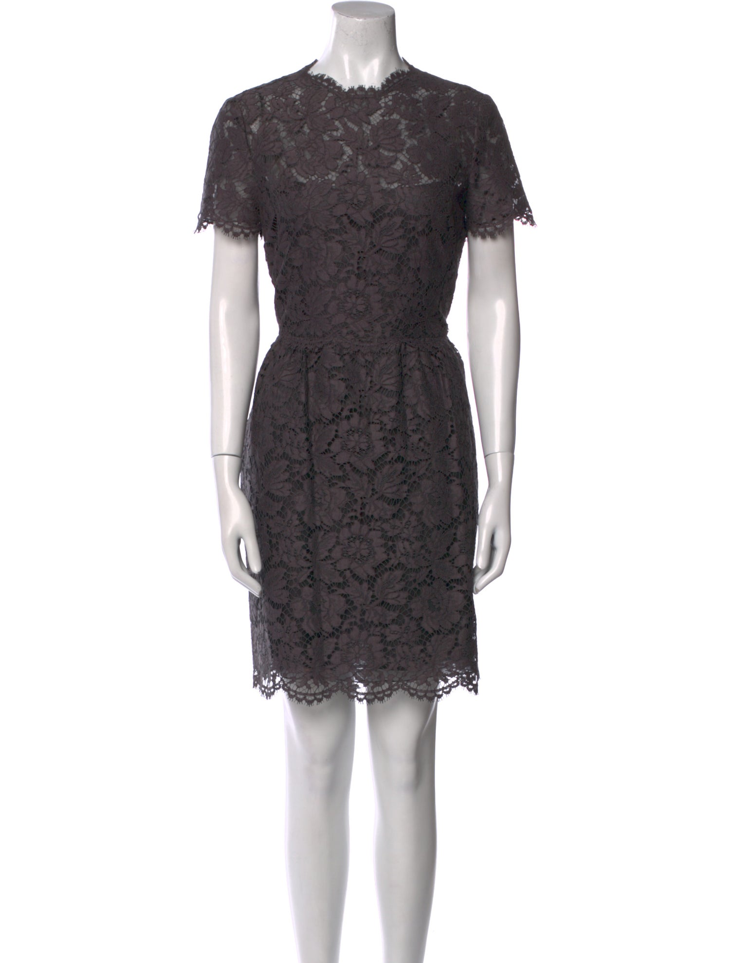 Valentino Lace Pattern Knee-Length Dress w/ Tags