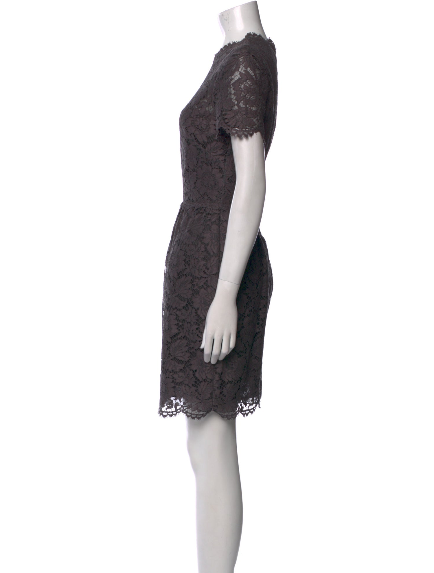 Valentino Lace Pattern Knee-Length Dress w/ Tags