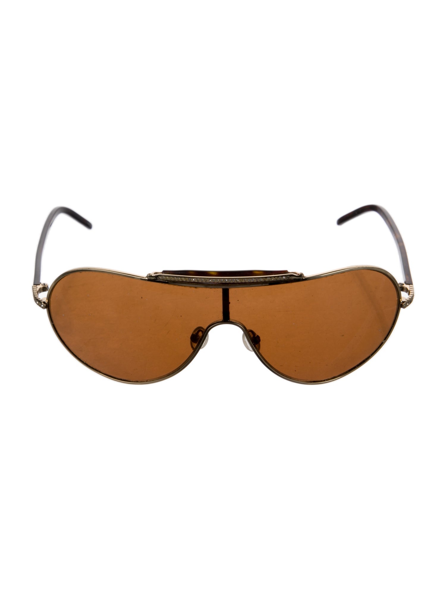 Valentino Shield Tinted Sunglasses