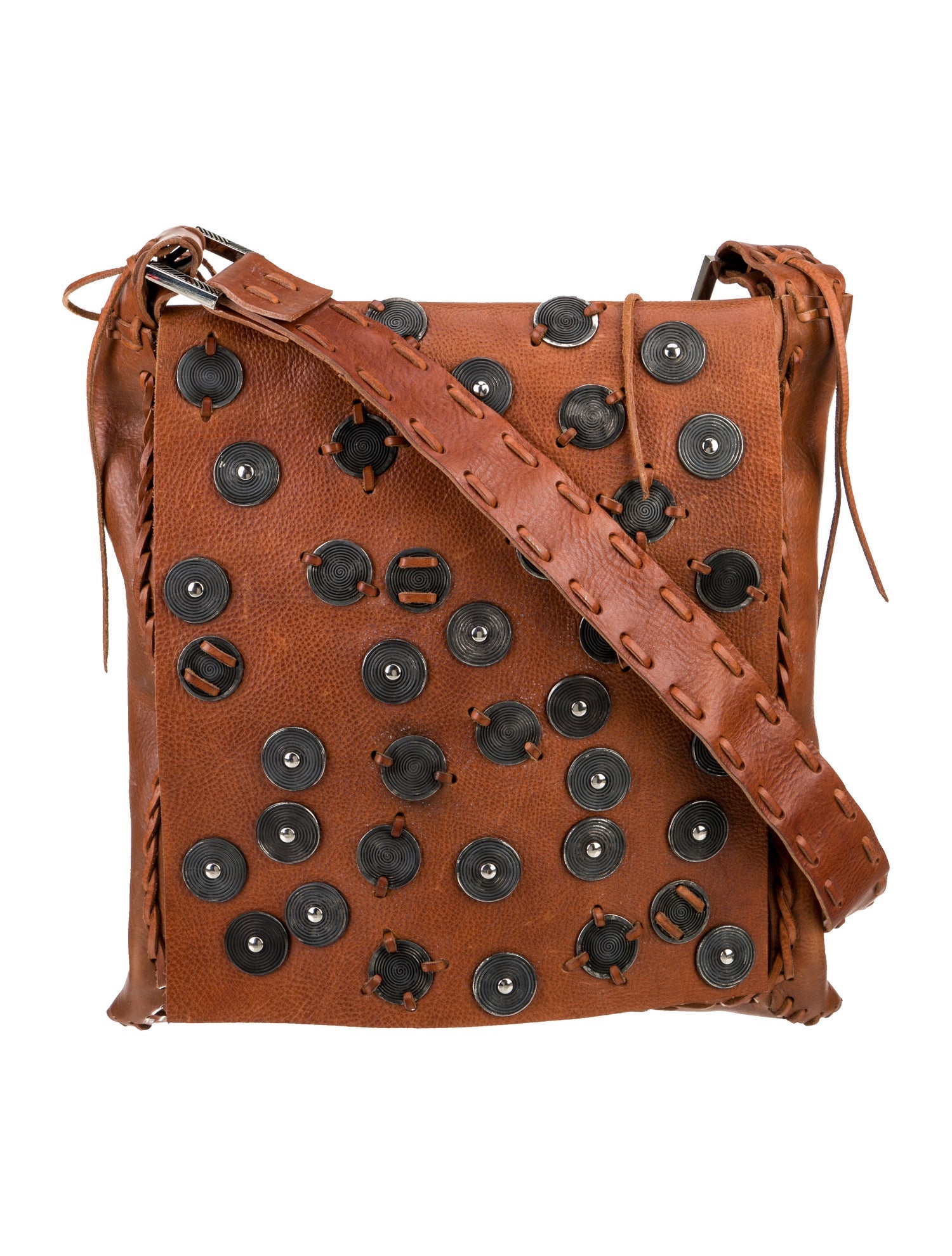 Valentino Leather Messenger Bag