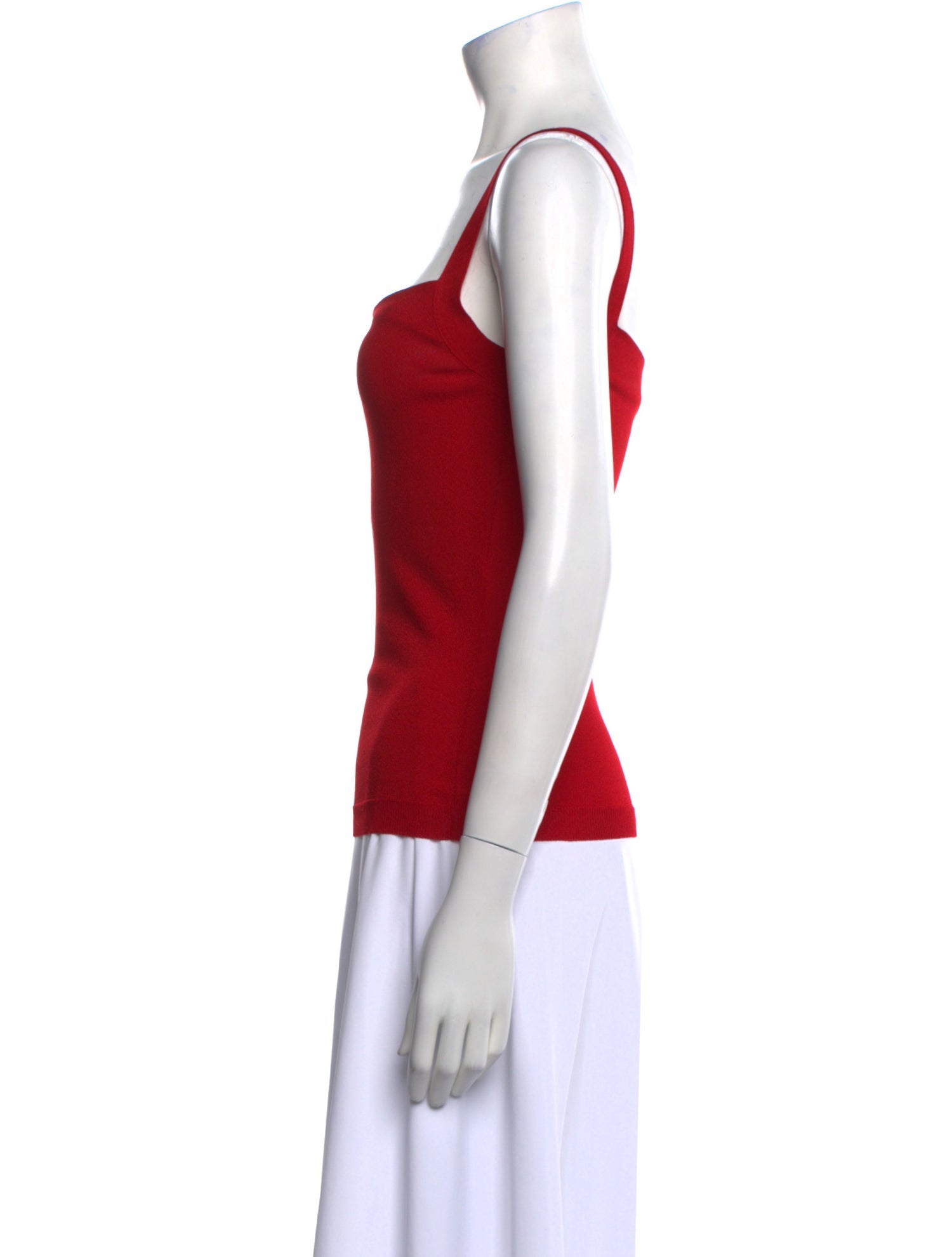 Valentino Silk Square Neckline Top