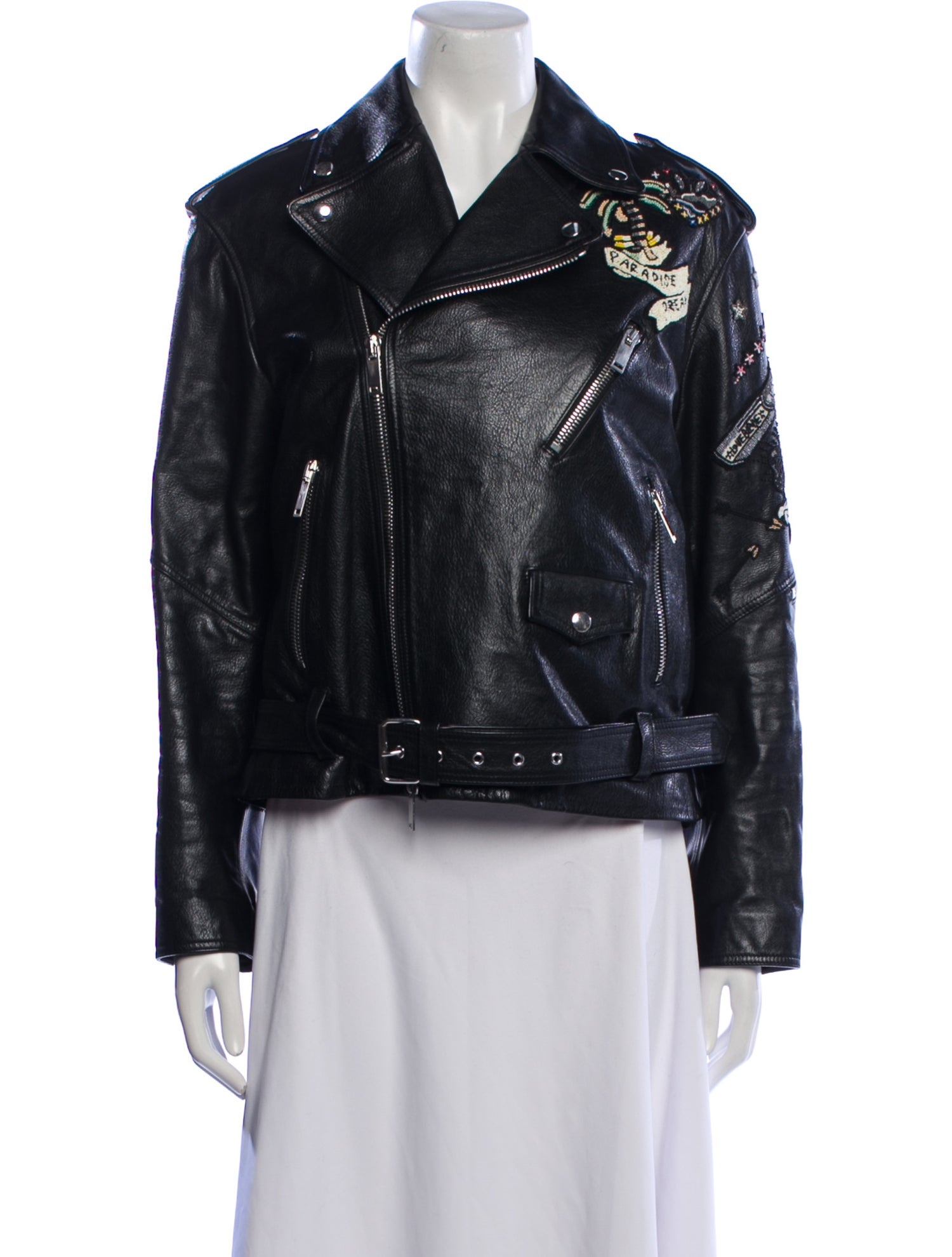 Valentino Leather Biker Jacket