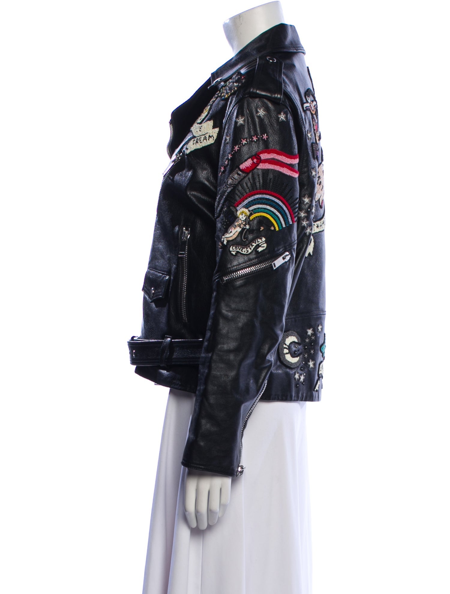 Valentino Leather Biker Jacket