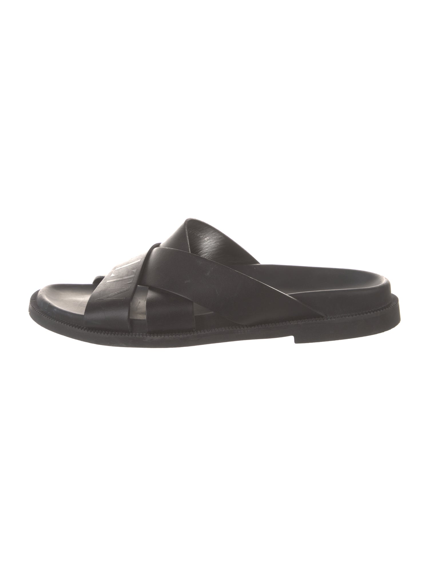 Valentino Leather Slides