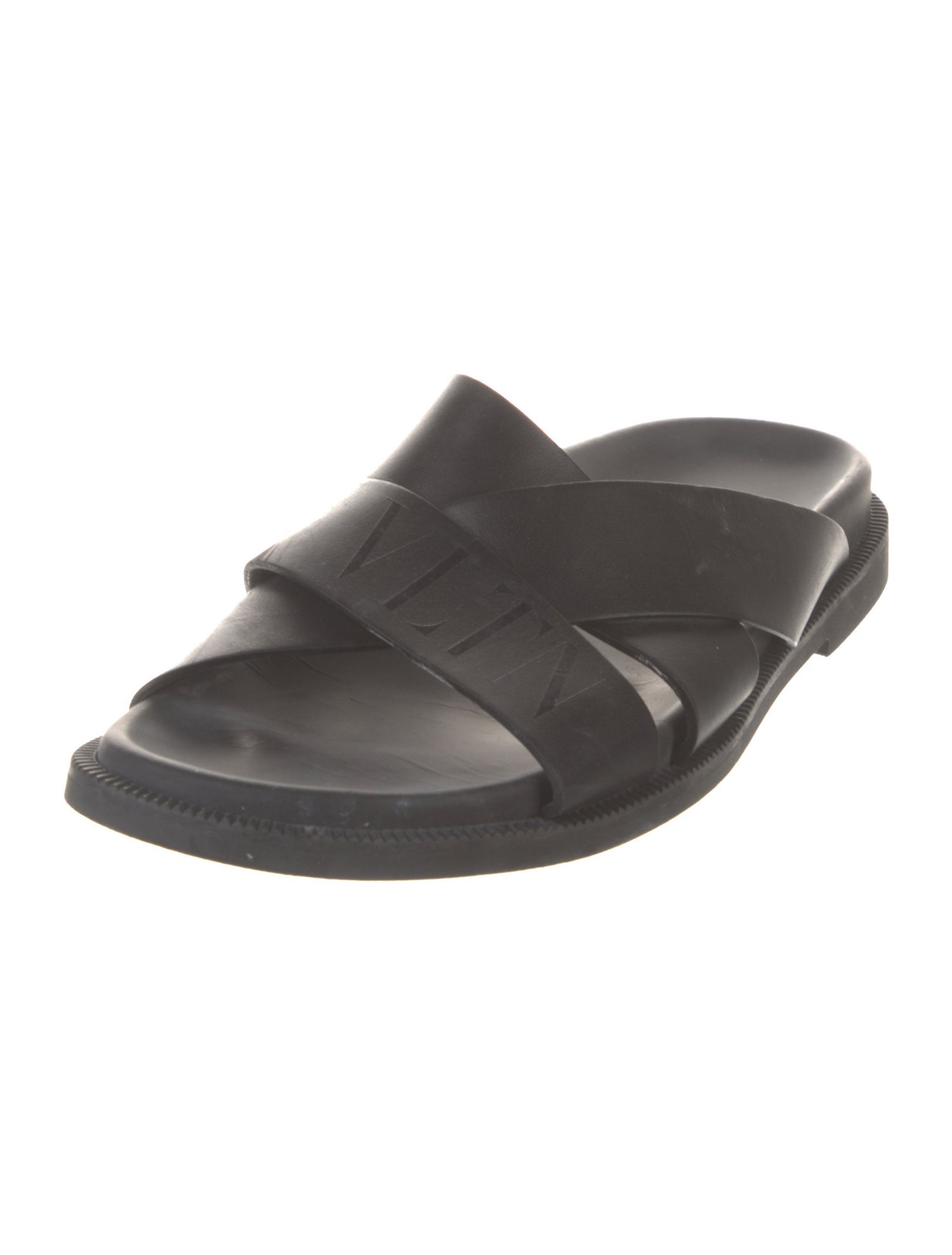 Valentino Leather Slides