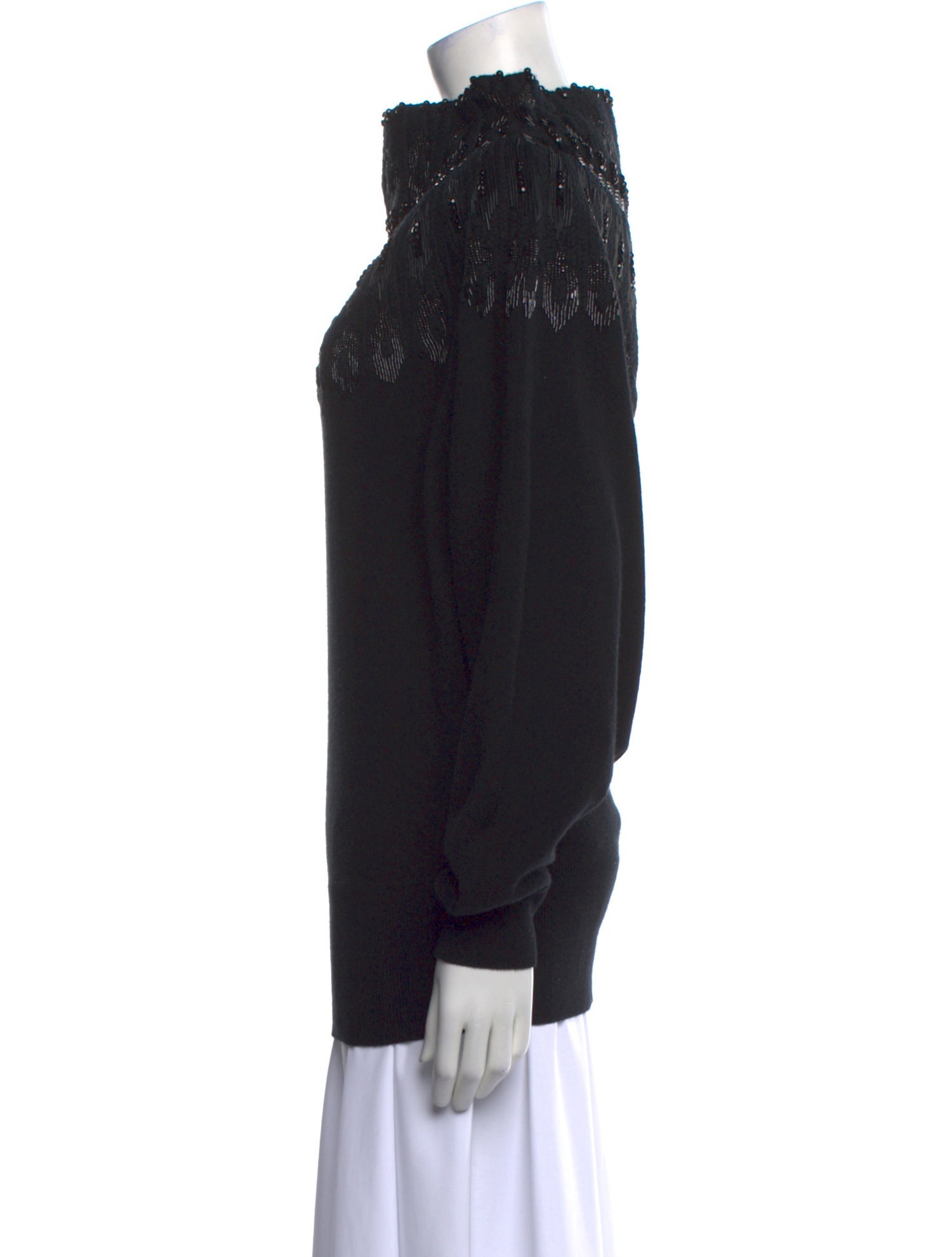 Valentino Virgin Wool Mock Neck Sweater w/ Tags