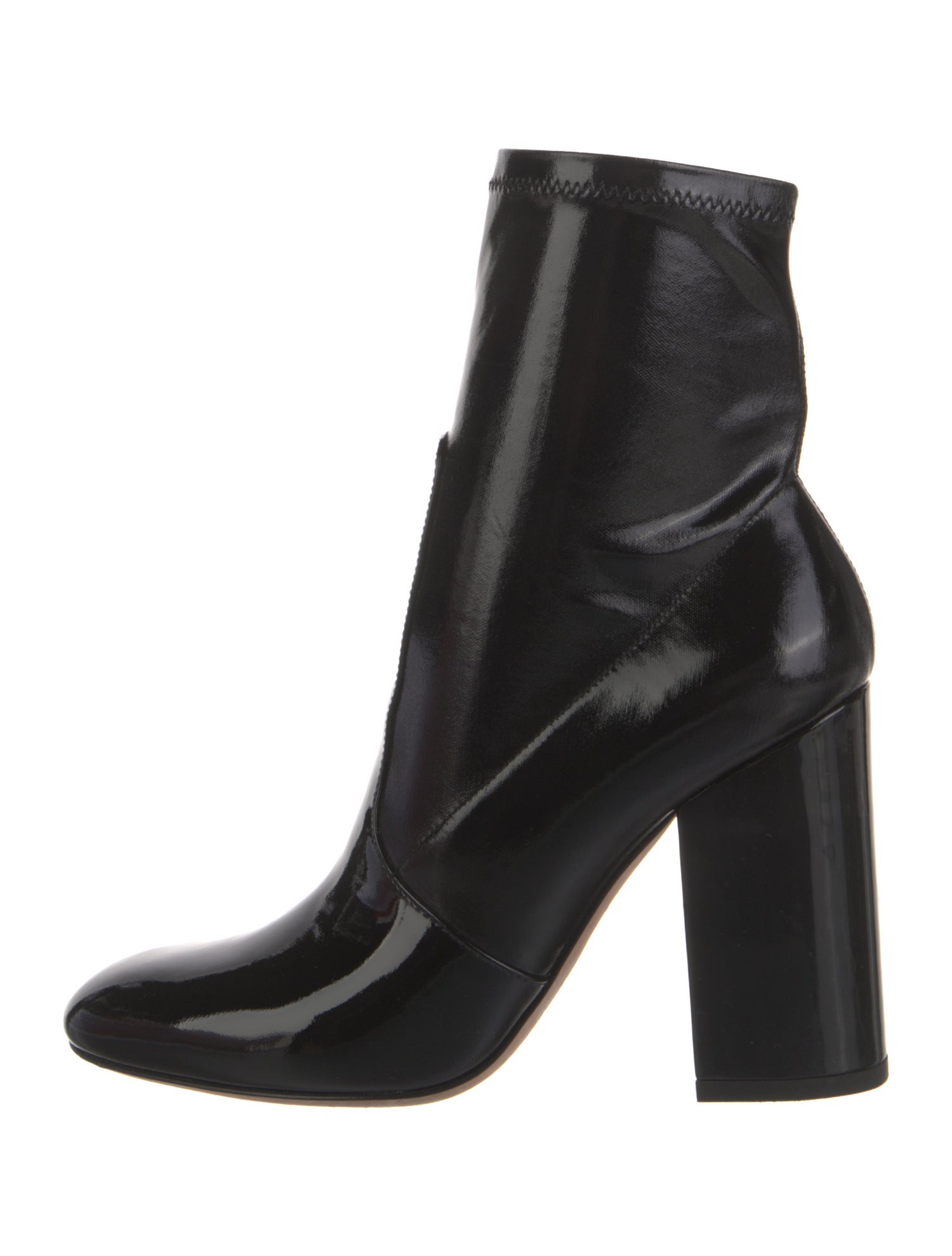 Valentino Patent Leather Sock Boots