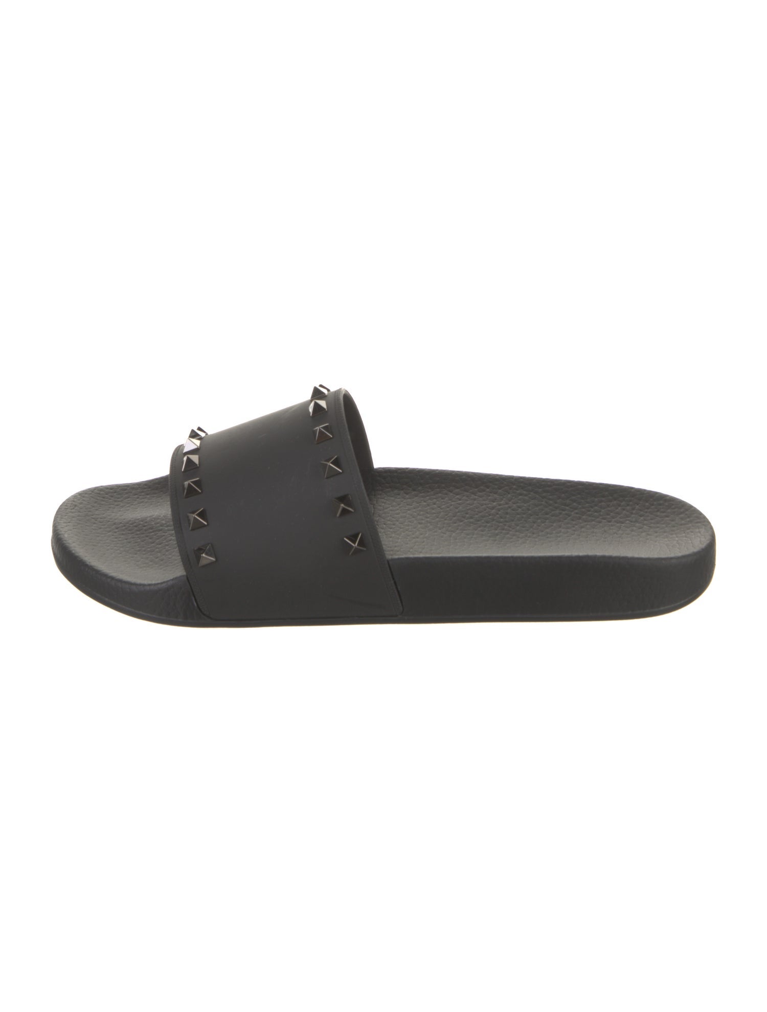 Valentino Rubber Studded Accents Slides