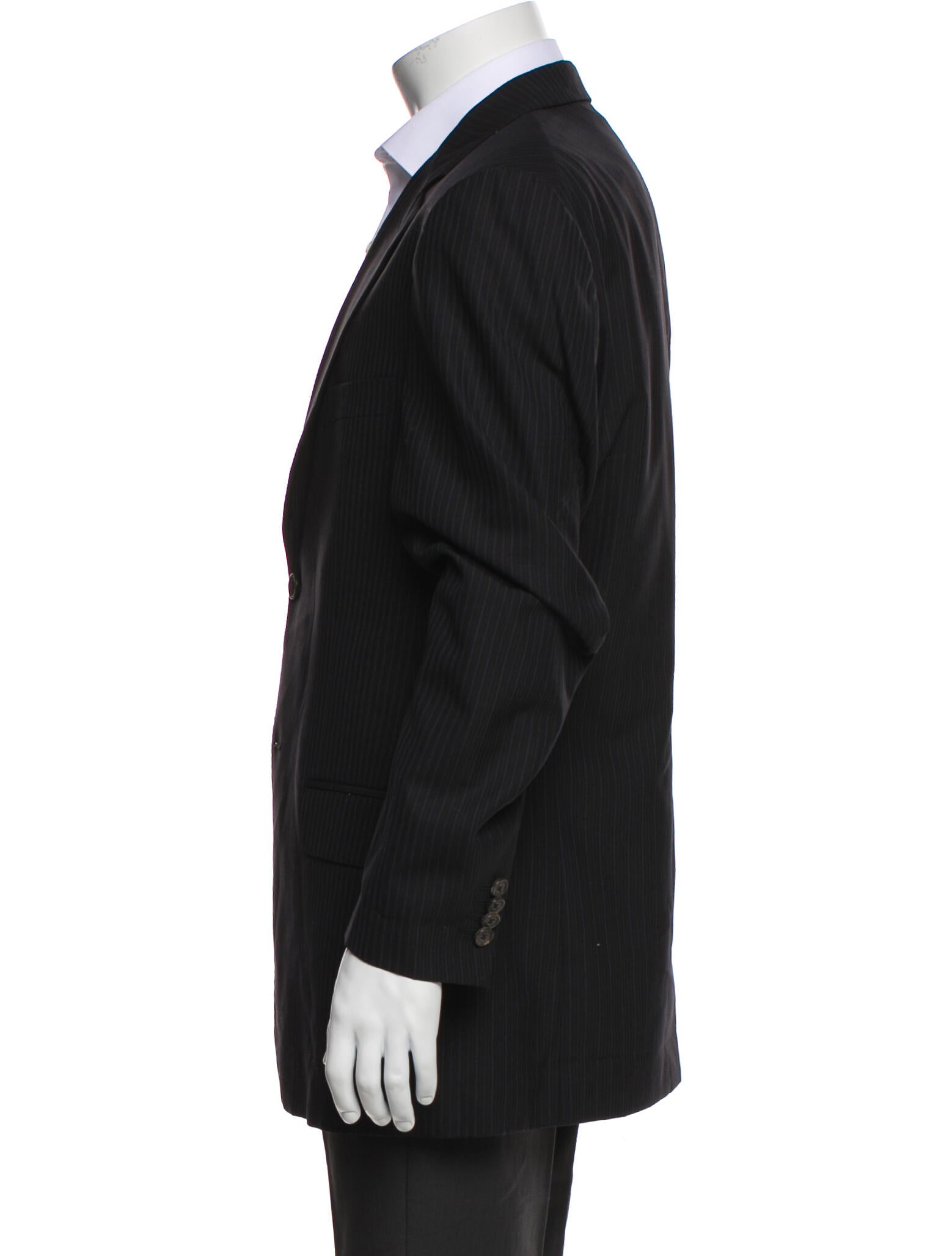 Valentino Wool Striped Blazer