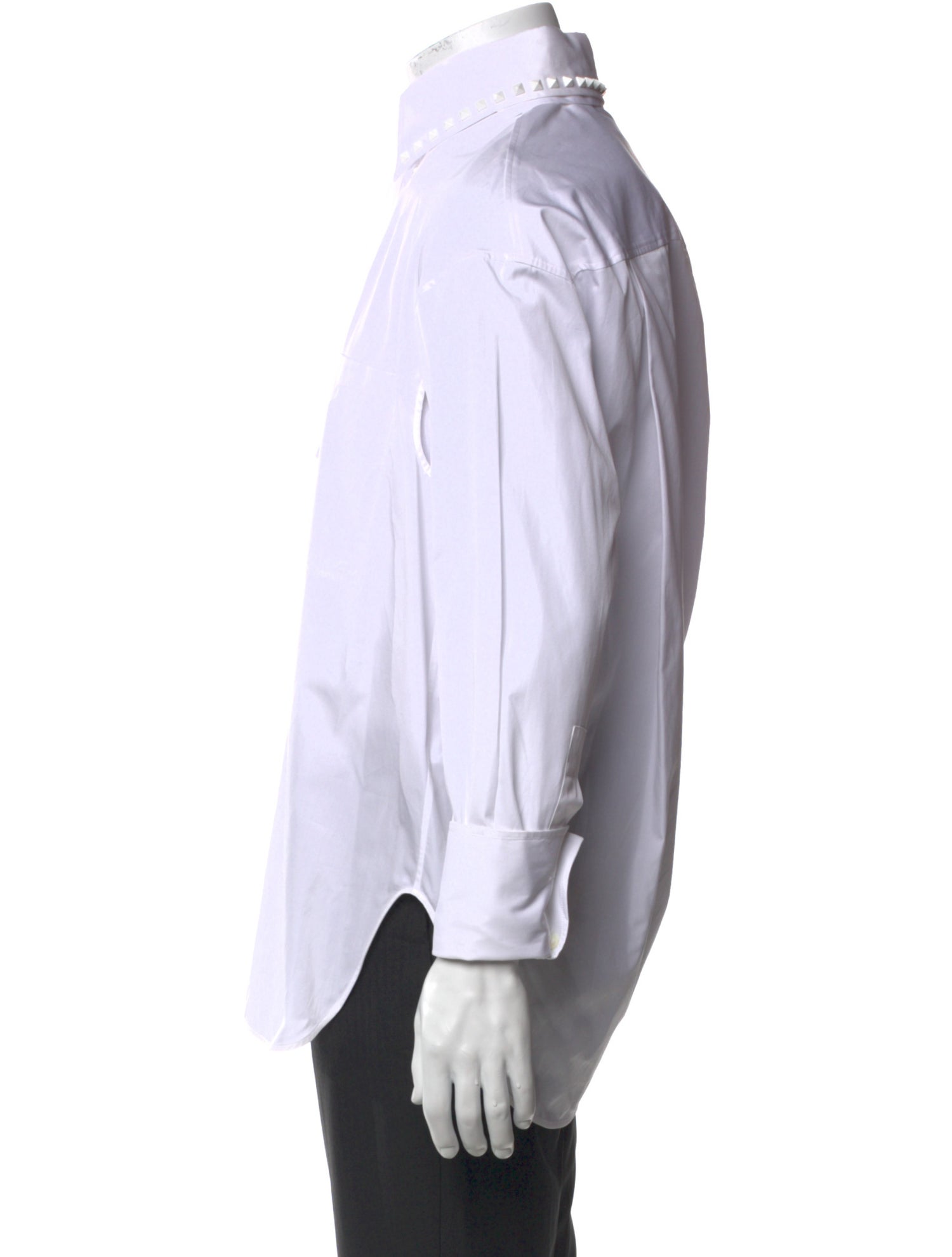 Valentino Long Sleeve Tuxedo Shirt