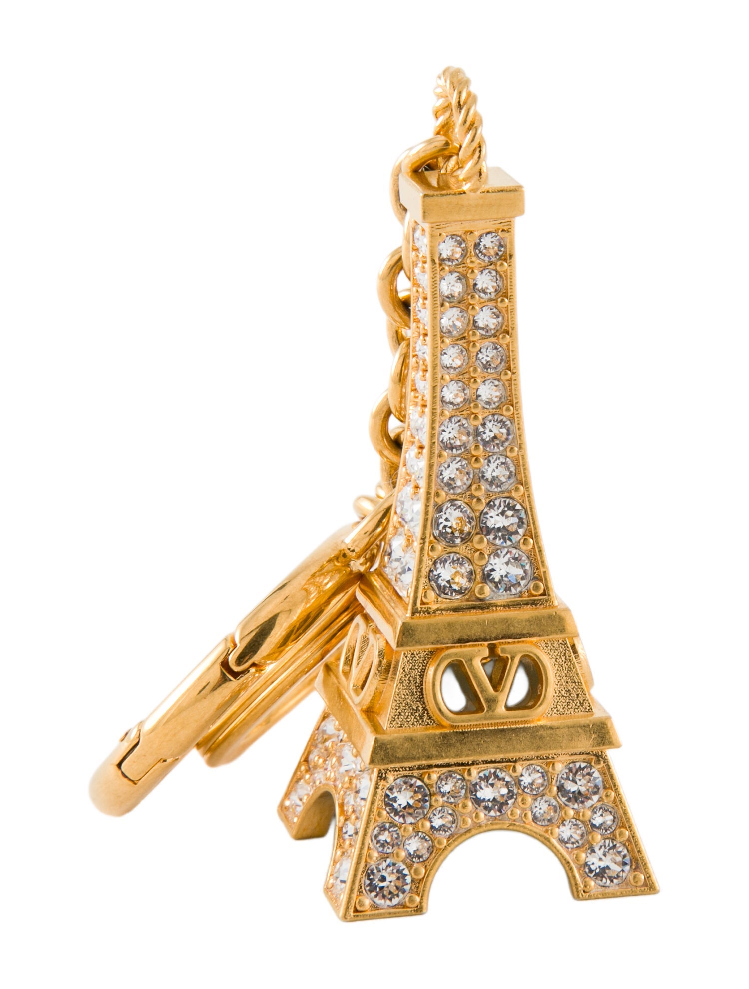 Valentino Eiffel Tower Keychain