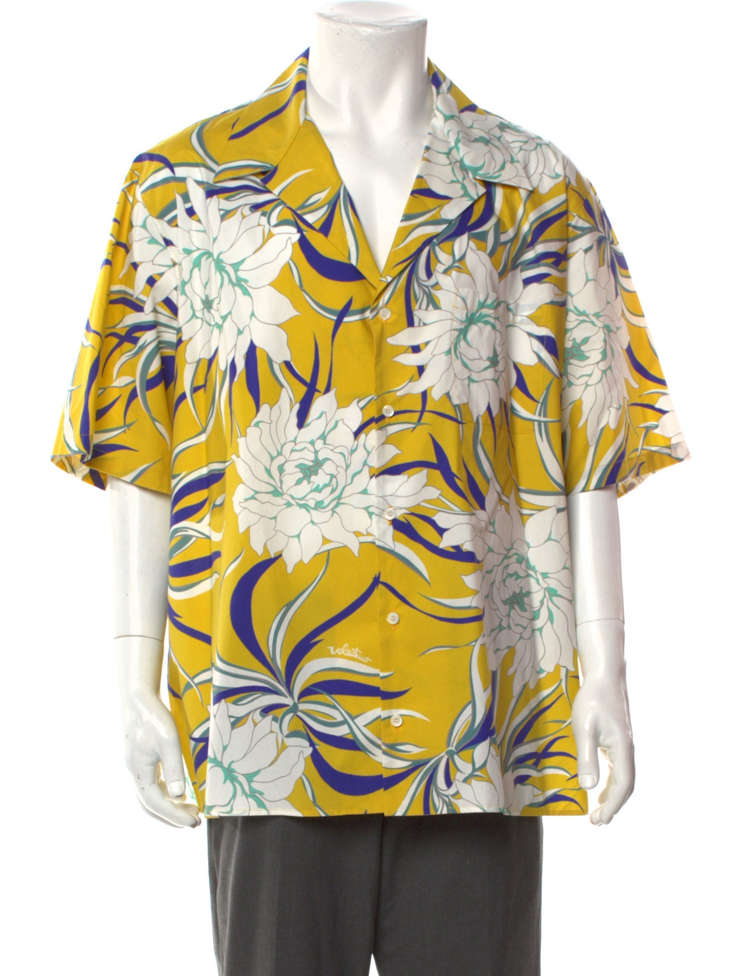 Valentino Printed Short Sleeve Shirt w/ Tags