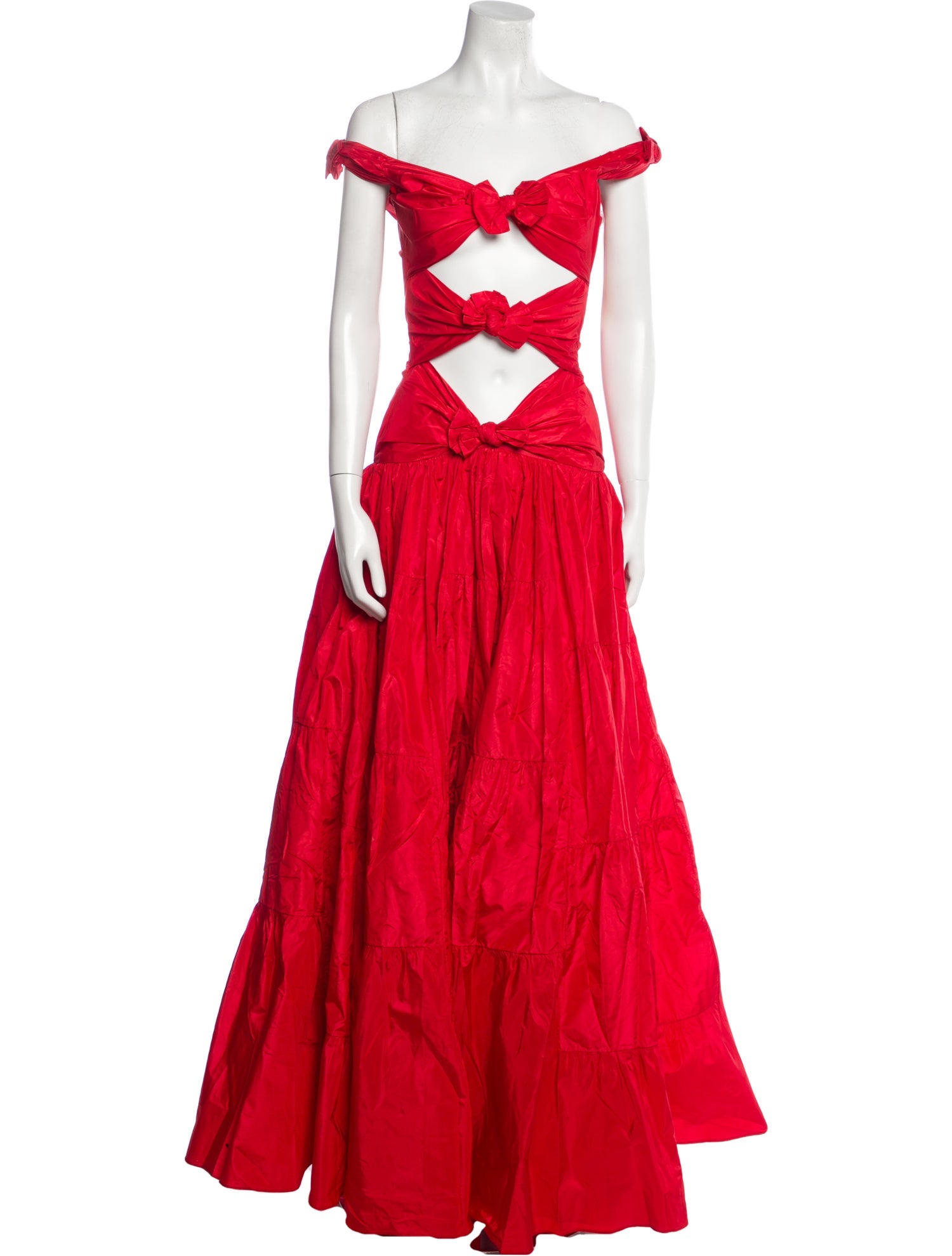 Valentino Vintage Silk Taffeta Dress