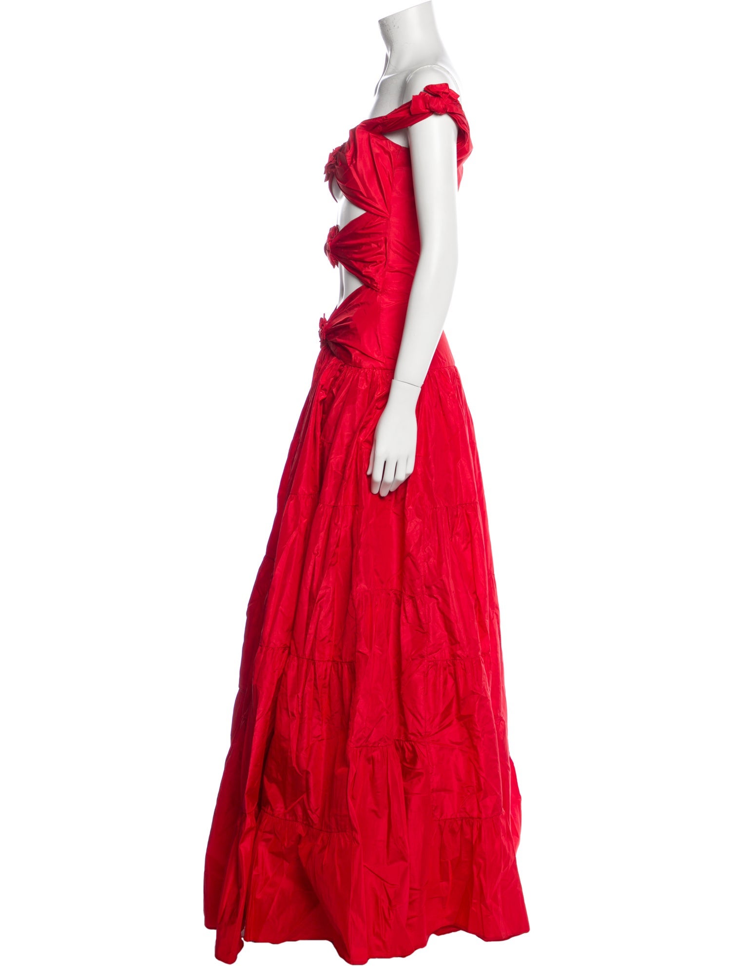 Valentino Vintage Silk Taffeta Dress