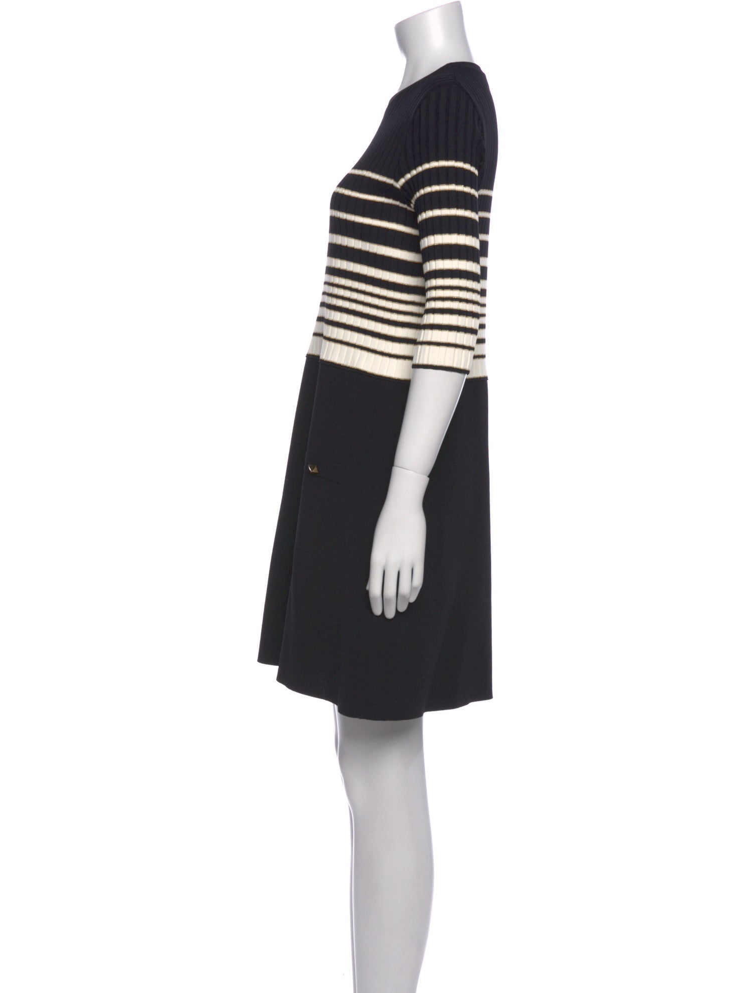 Valentino Striped Mini Dress