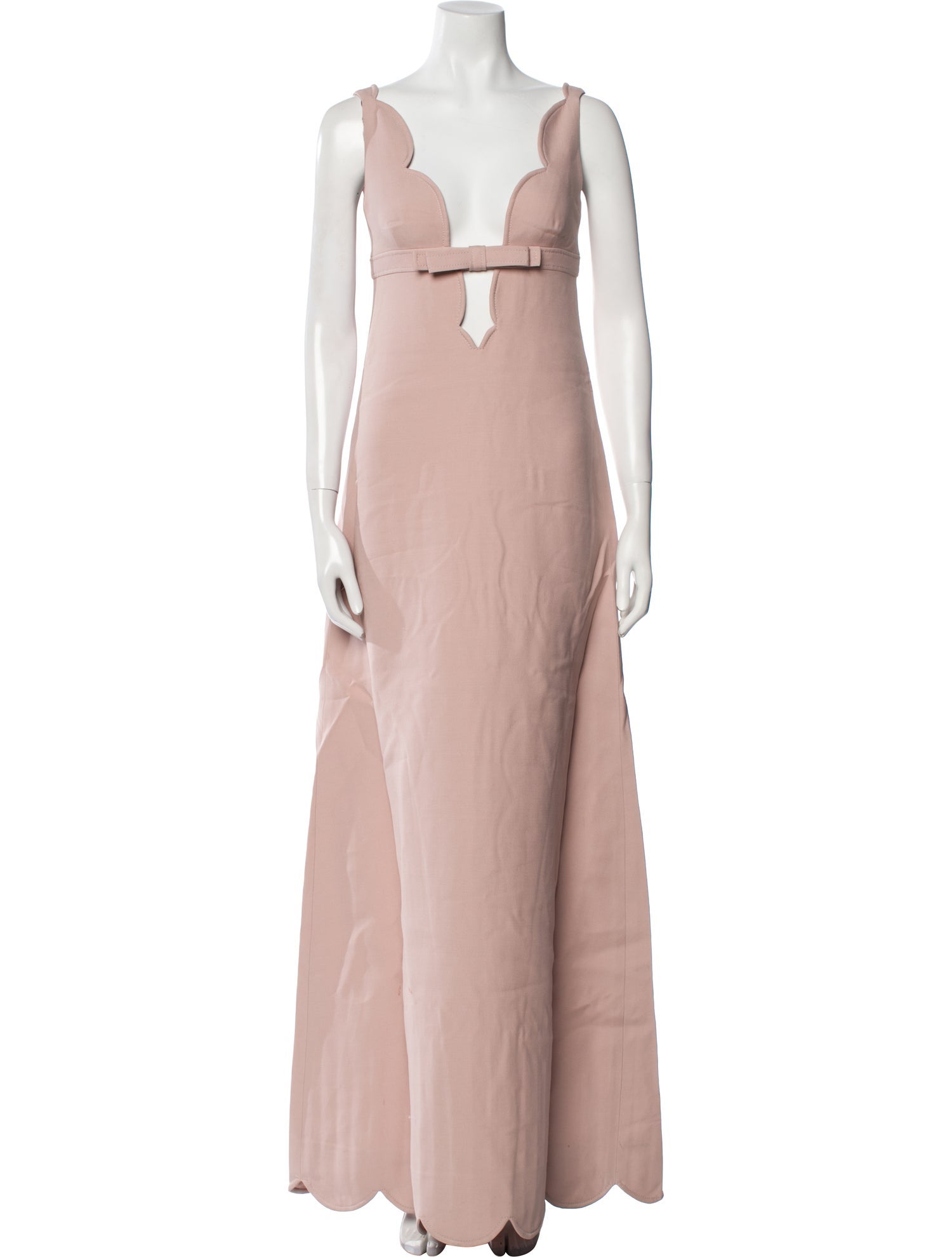 Valentino Virgin Wool Long Dress