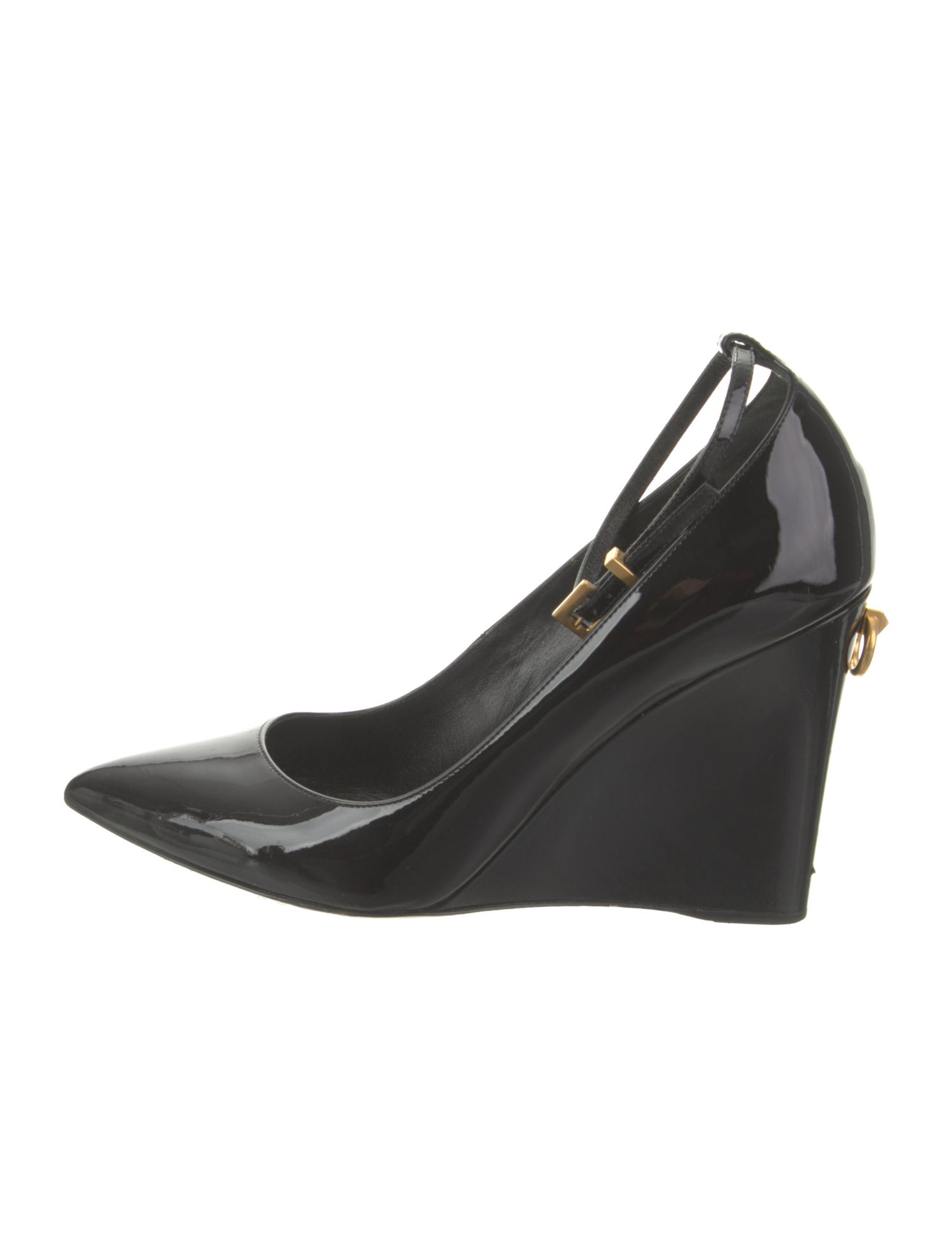 Valentino Rockstud Accents Patent Leather Pumps