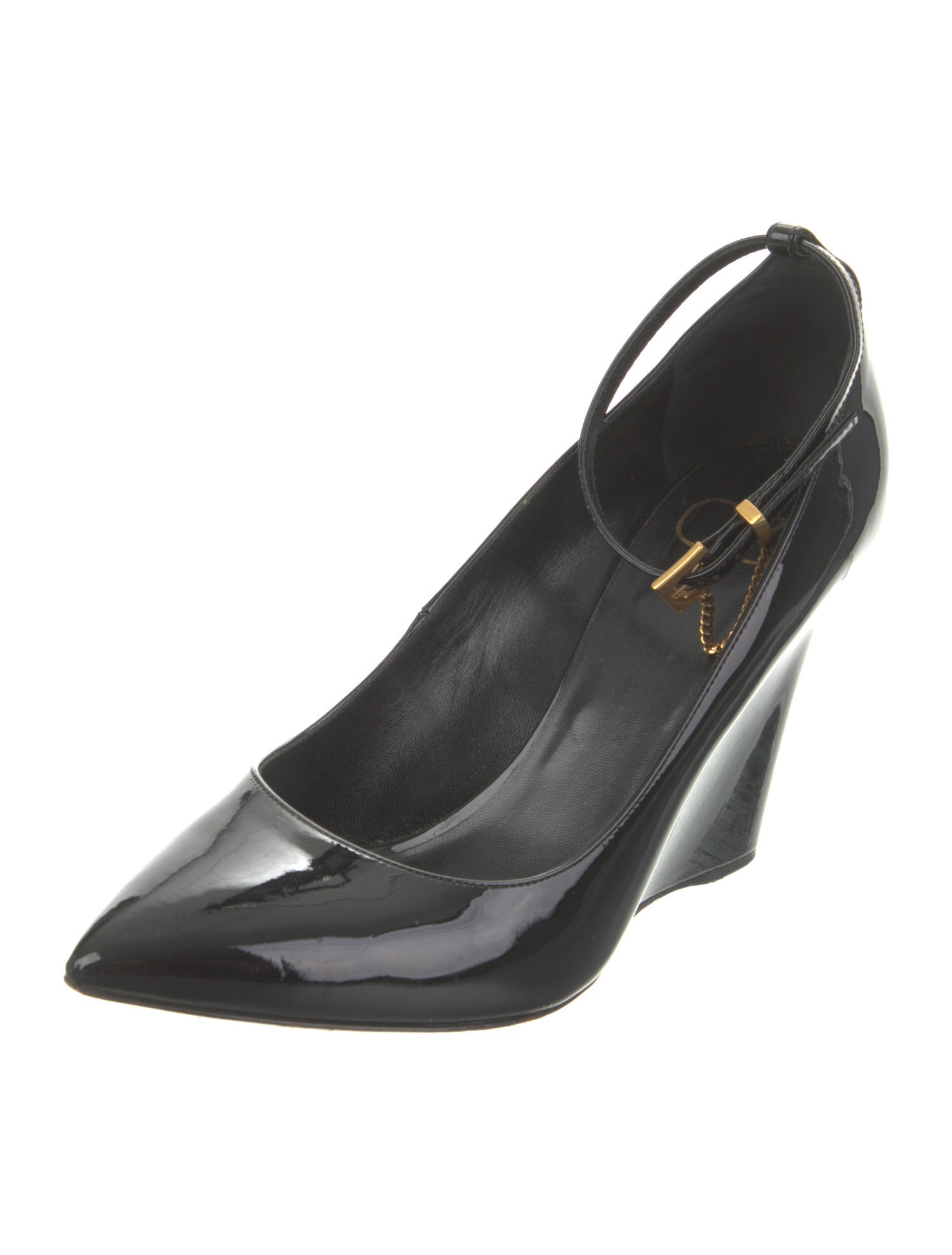 Valentino Rockstud Accents Patent Leather Pumps