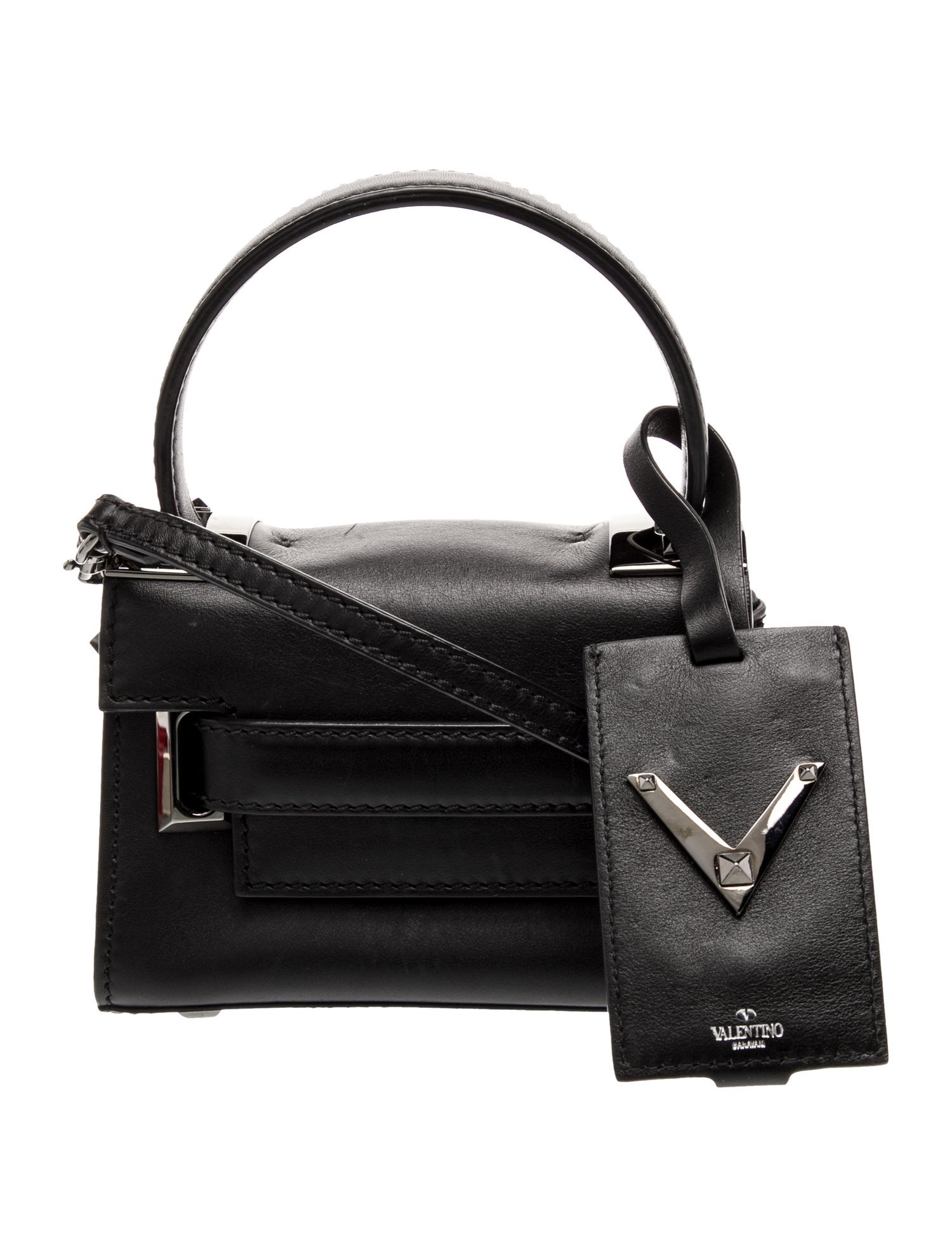 Rockstud Top Handle Bag