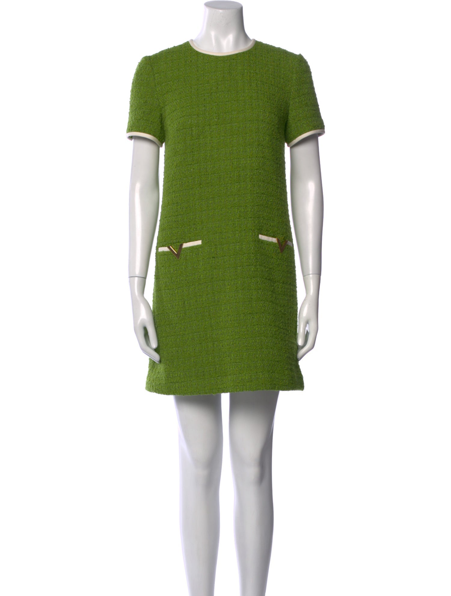 Valentino Crew Neck Mini Dress