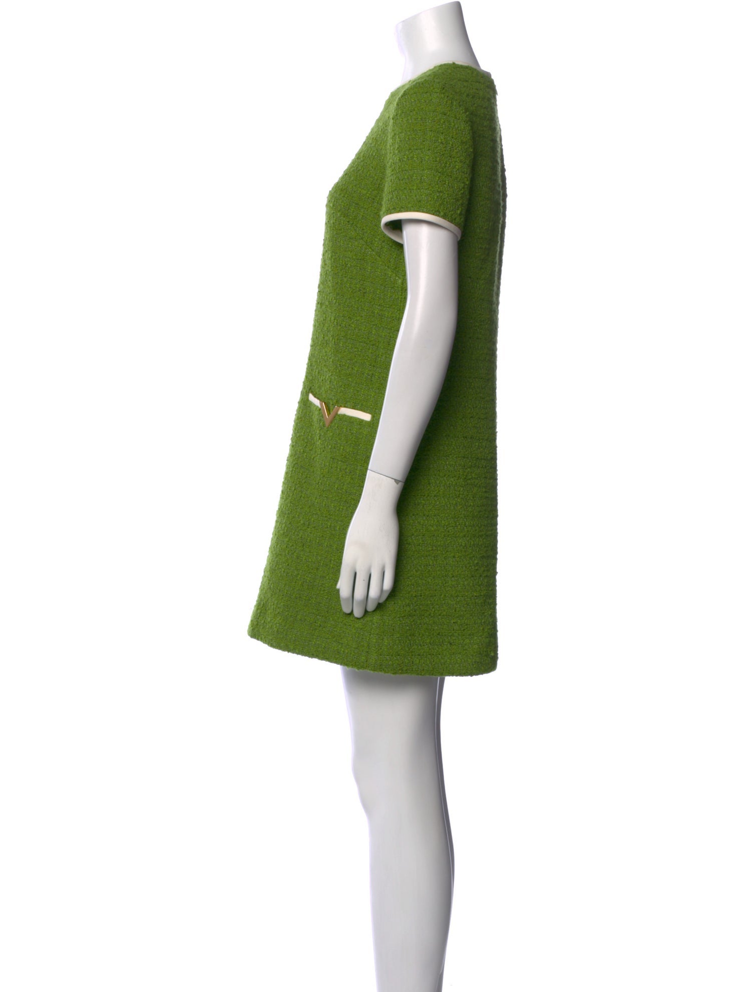 Valentino Crew Neck Mini Dress