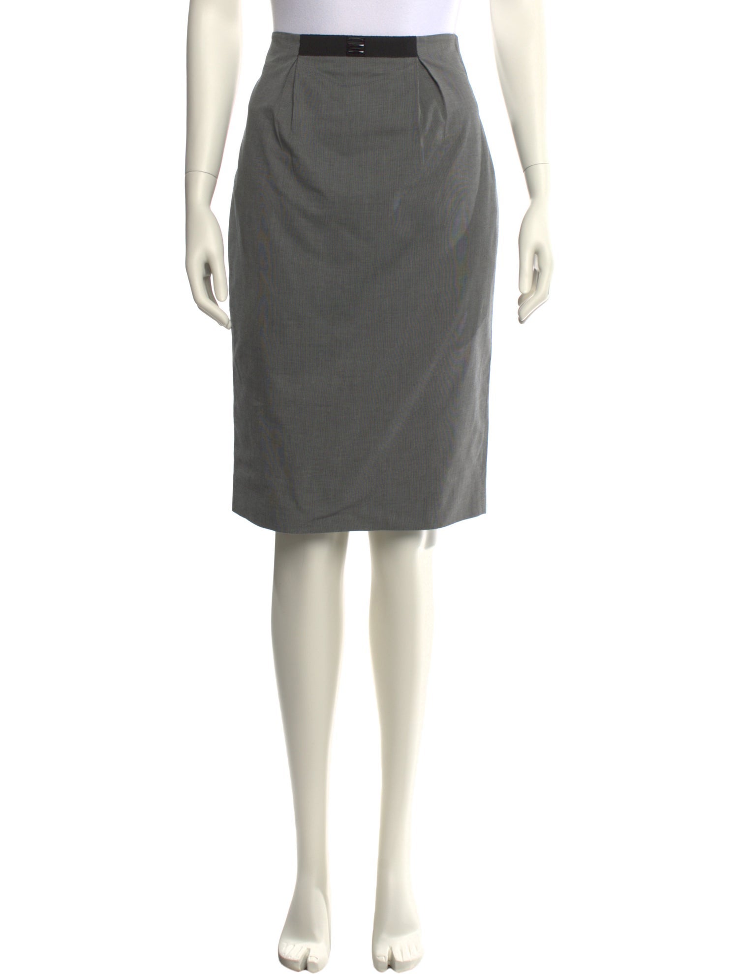 Valentino Bow Accents Knee-Length Skirt