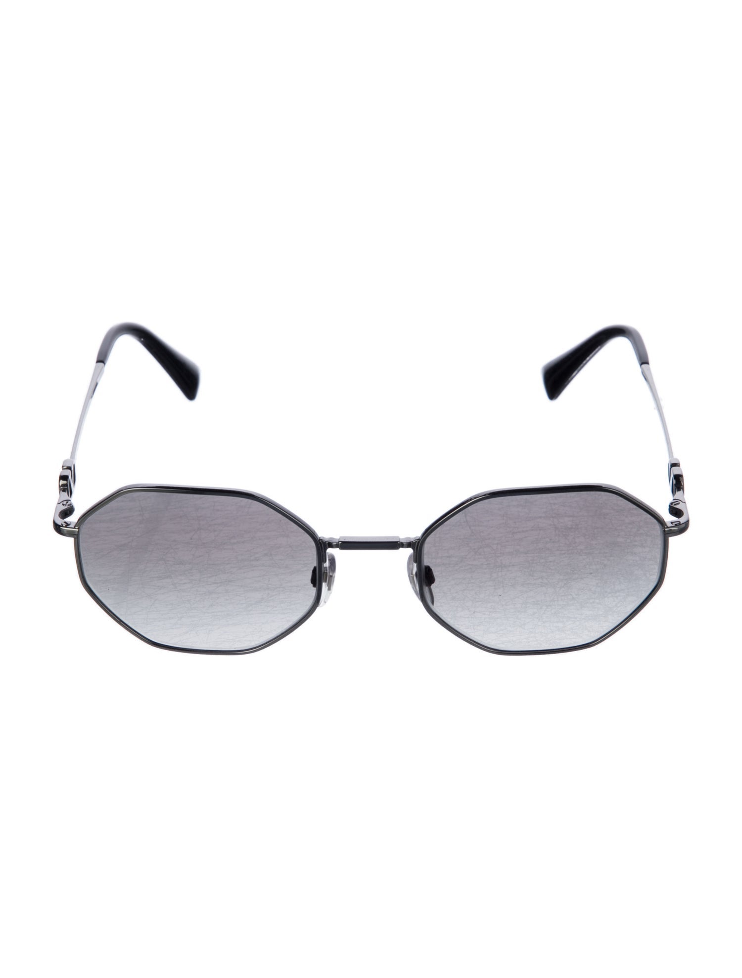 Valentino V Logo Round Sunglasses