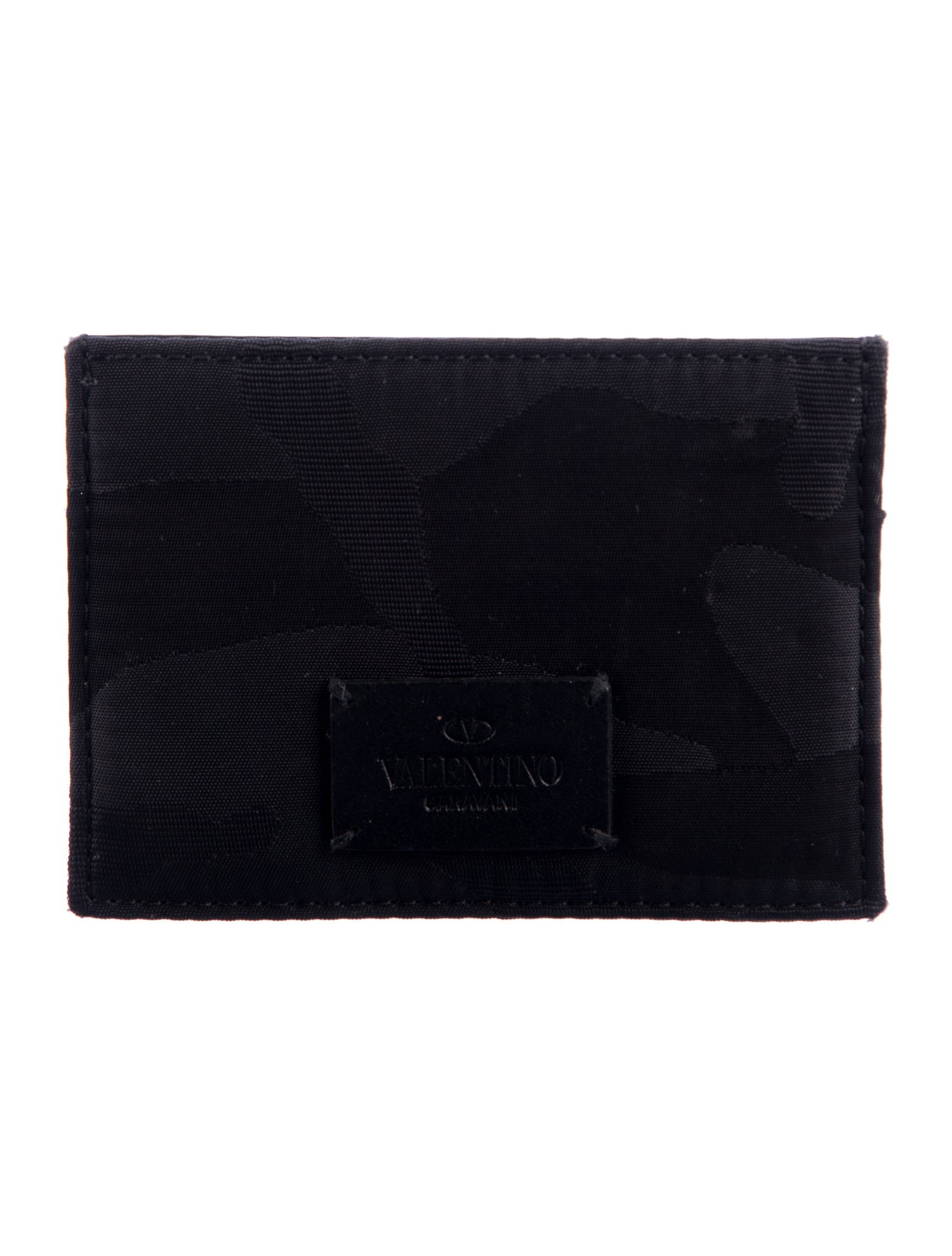 Valentino Rockstud Accents Nylon Wallet