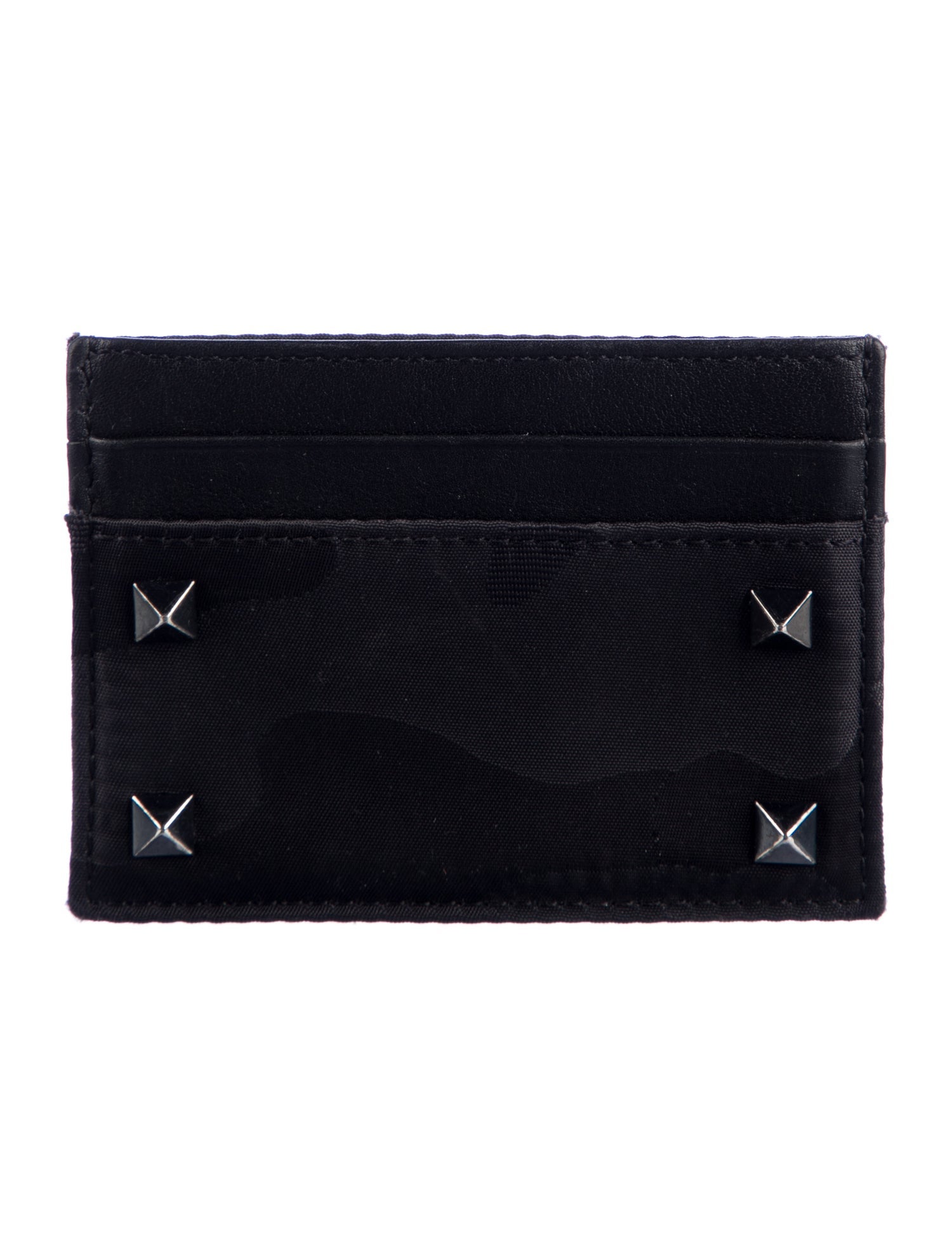 Valentino Rockstud Accents Nylon Wallet