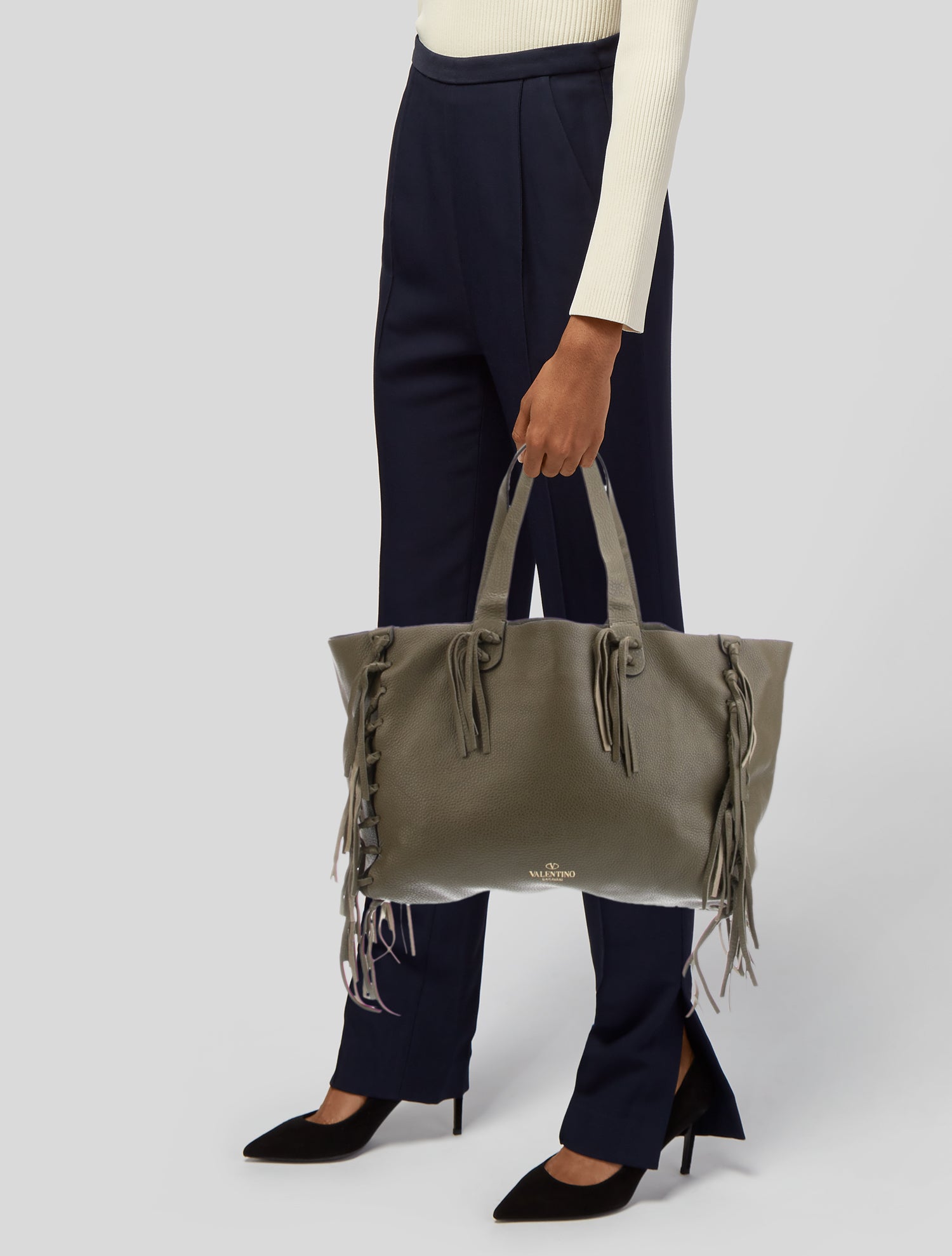 Valentino Leather Shoulder Bag