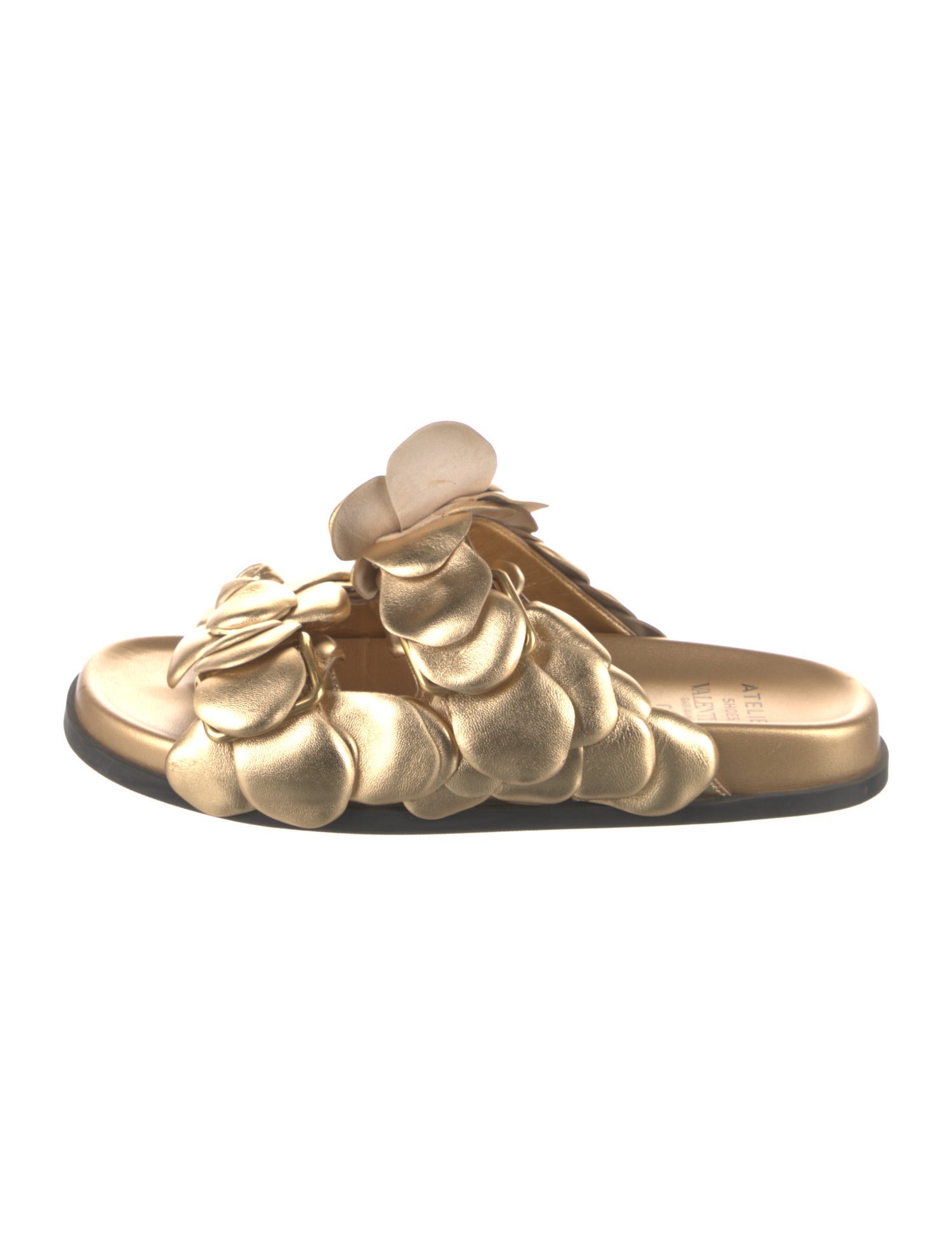 Valentino Leather Slides