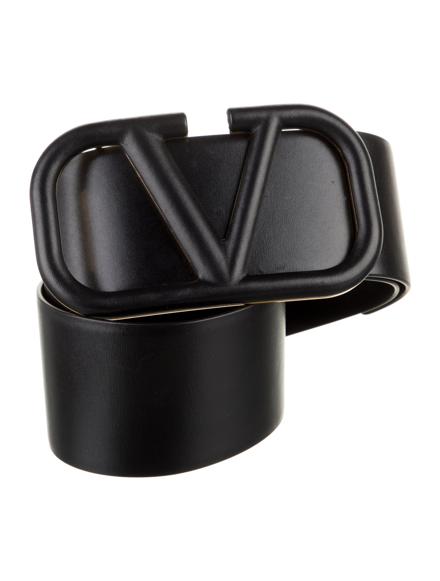 Valentino Wide Leather Waist Belt
