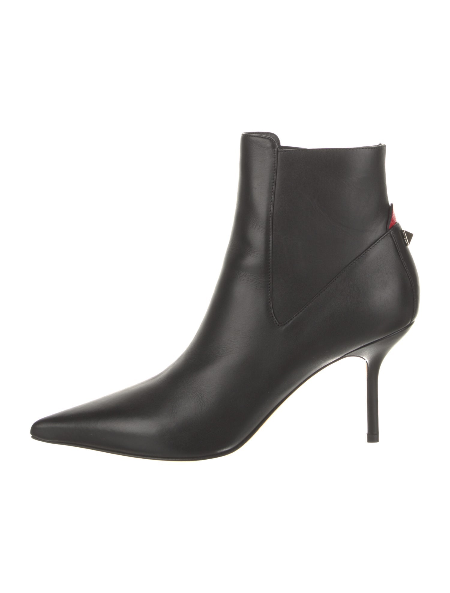 Valentino Leather Chelsea Boots