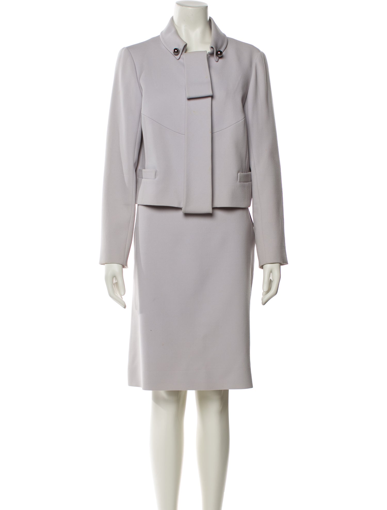 Valentino Virgin Wool Skirt Suit