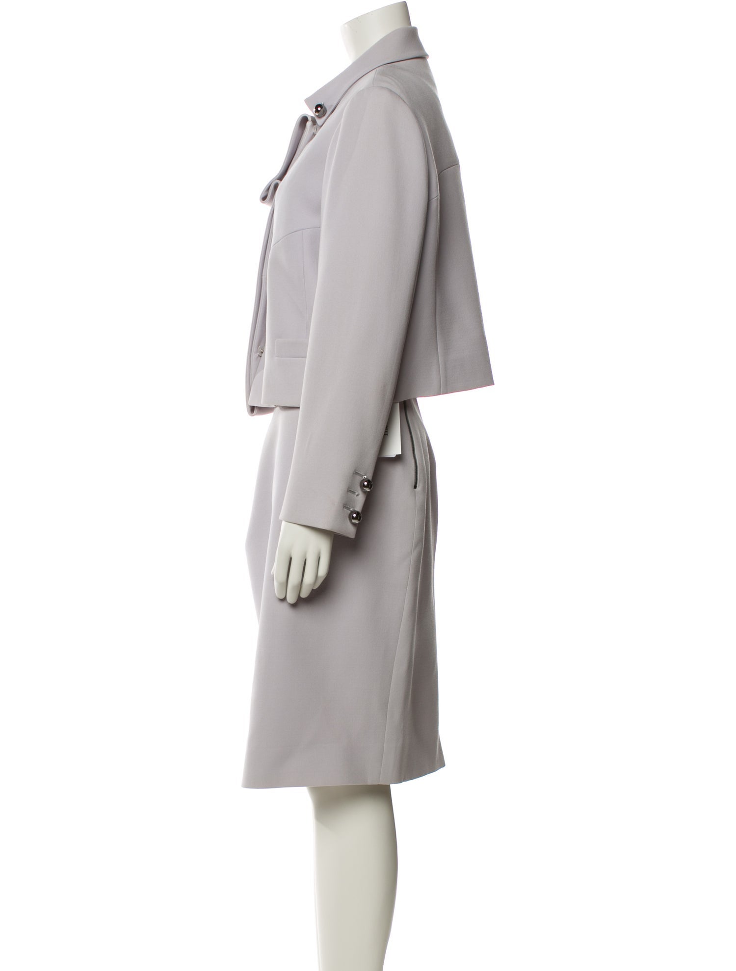 Valentino Virgin Wool Skirt Suit