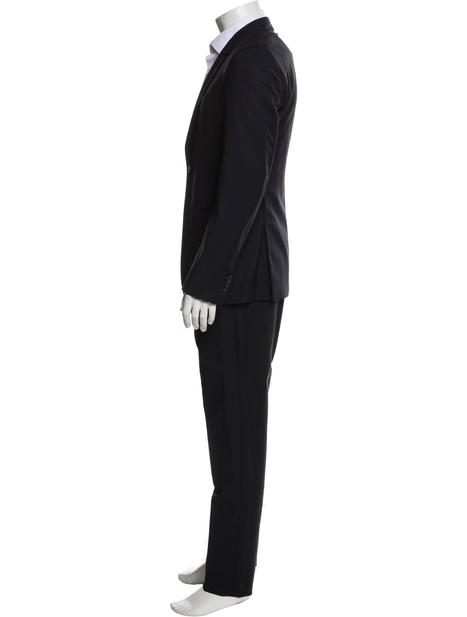 Valentino Solid Wool Two Piece Suit Set