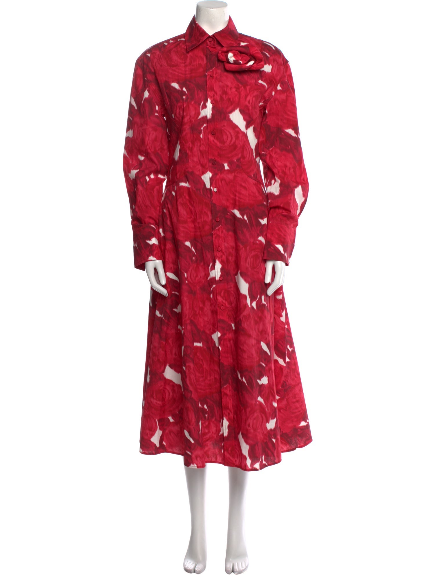 Valentino Floral Print Long Dress w/ Tags