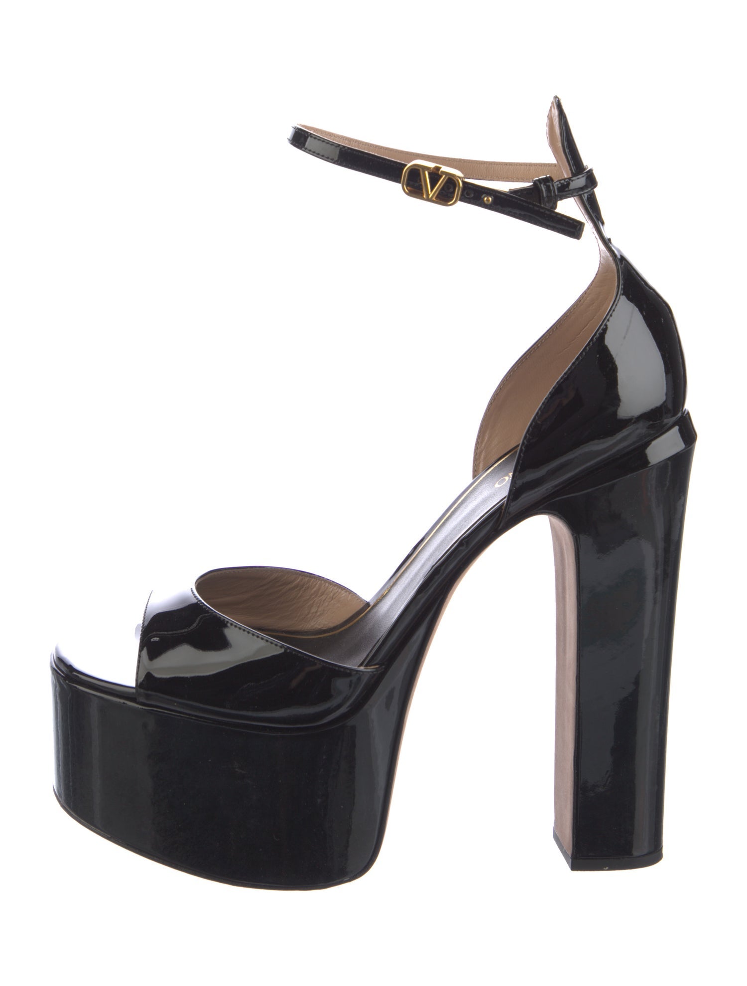 Valentino Patent Leather Sandals