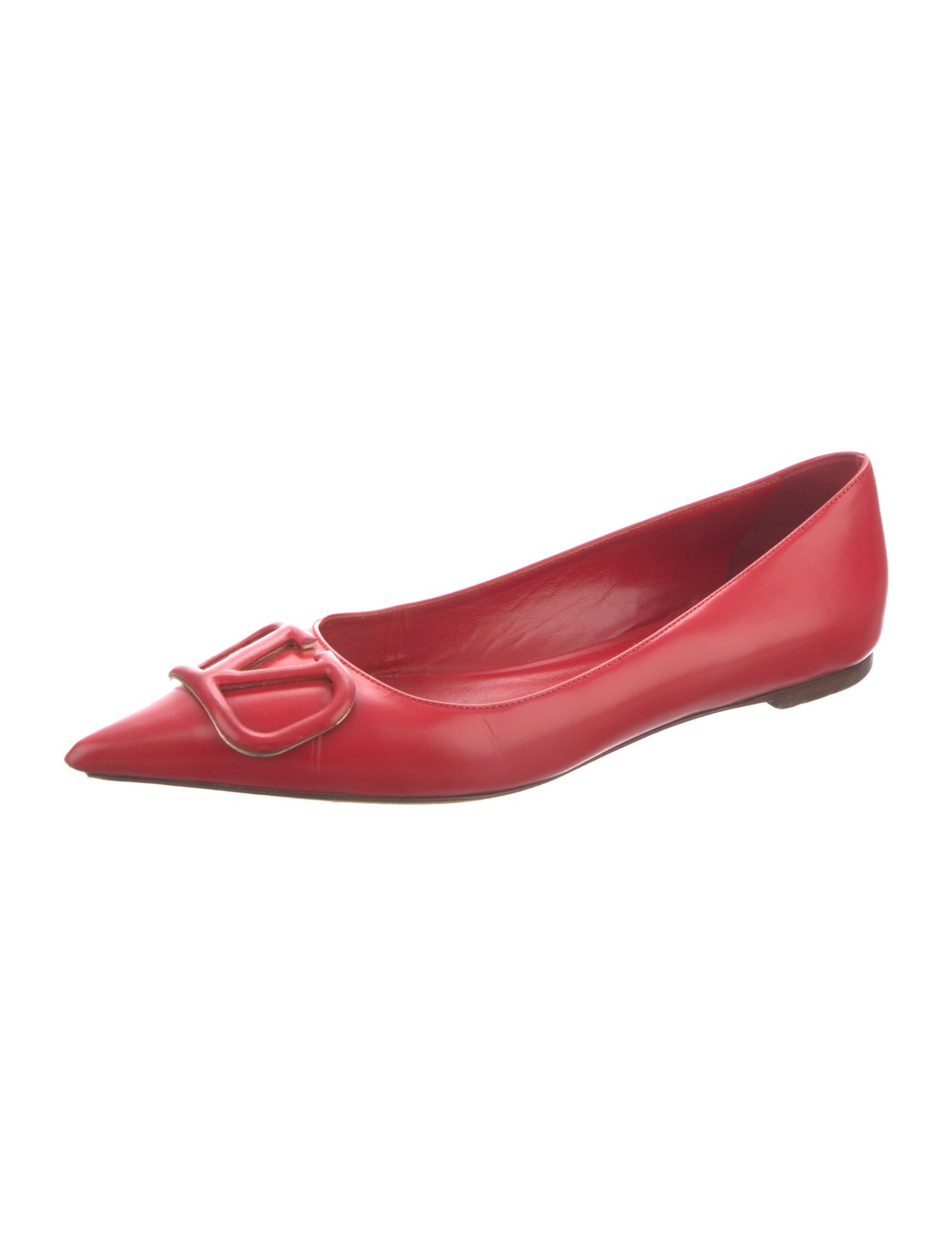 Valentino Leather Ballet Flats